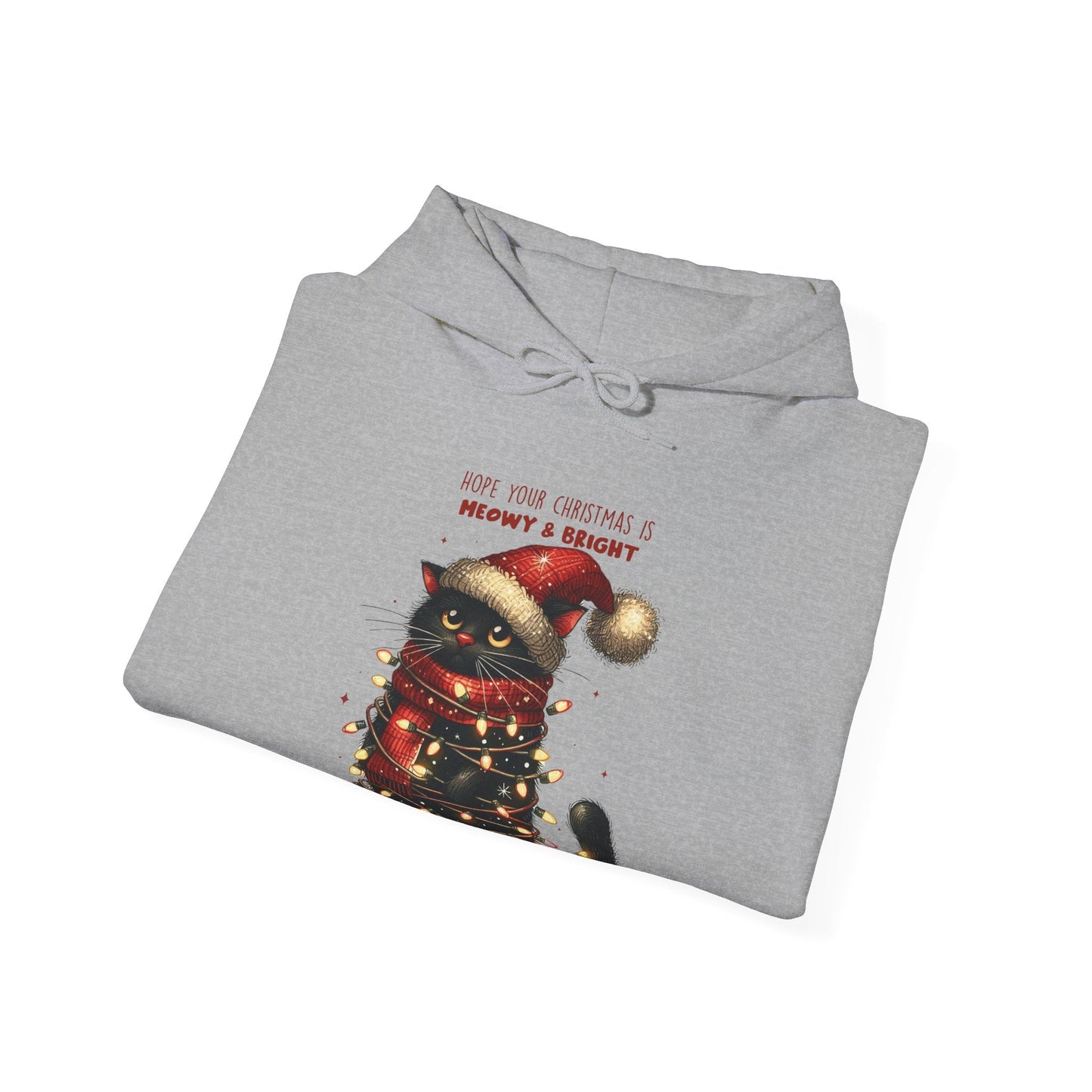 Ink and Charms Designs Hoodie Christmas Cat sweatshirt