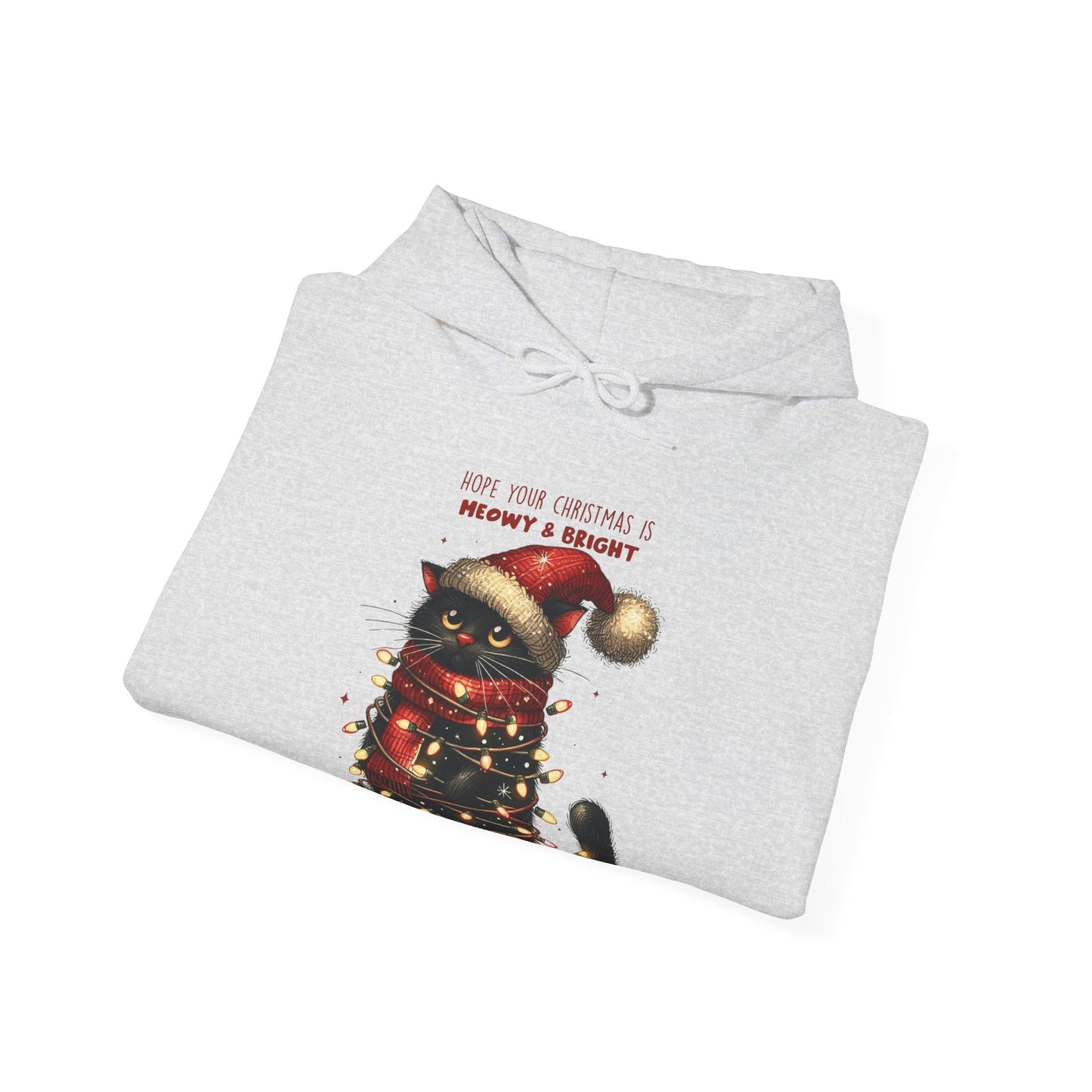 Ink and Charms Designs Hoodie Christmas Cat sweatshirt