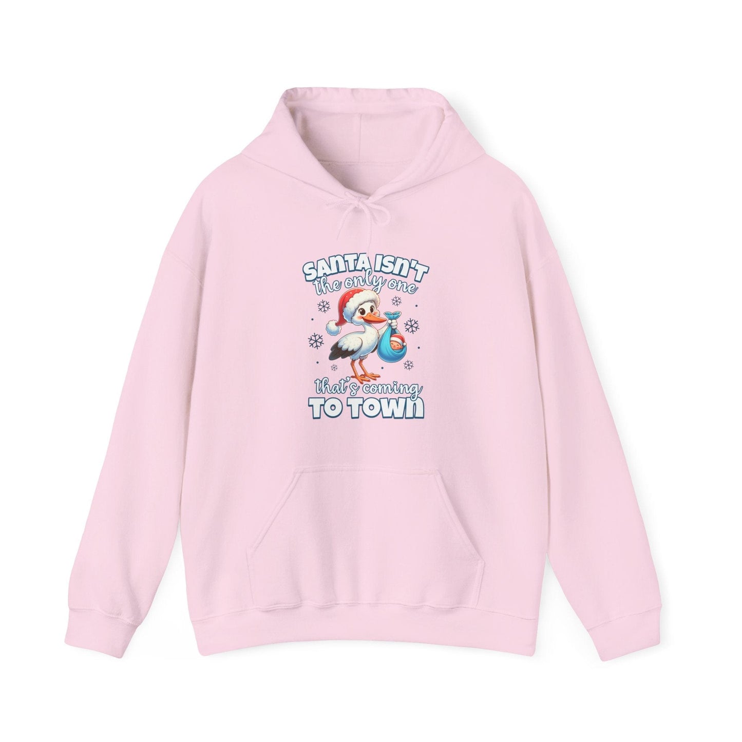 Ink and Charms Designs Hoodie Light Pink / S Hooded Sweatshirt Mom to Be Funny Christmas Pregnancy Announcement