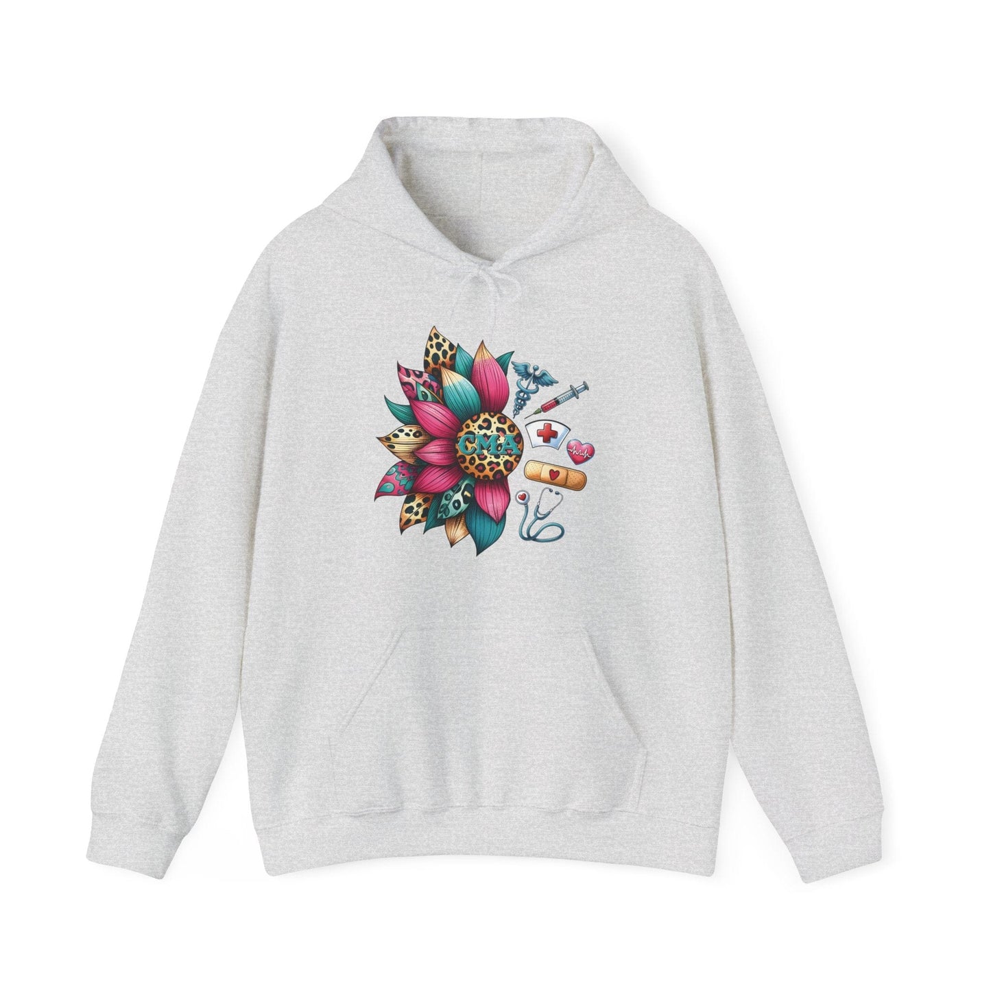 Ink and Charms Designs Hoodie Ash / S Sunflower Medical Team Hoodie