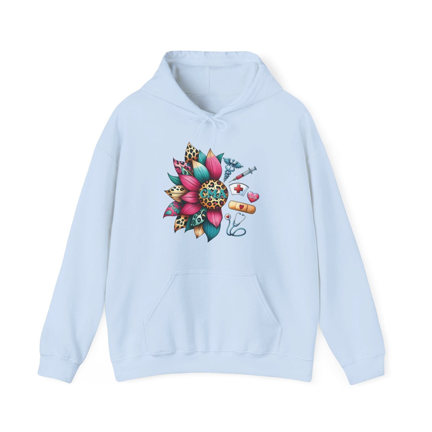Ink and Charms Designs Hoodie Light Blue / S Sunflower Medical Team Hoodie