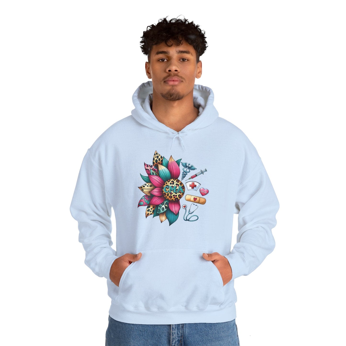 Ink and Charms Designs Hoodie Sunflower Medical Team Hoodie