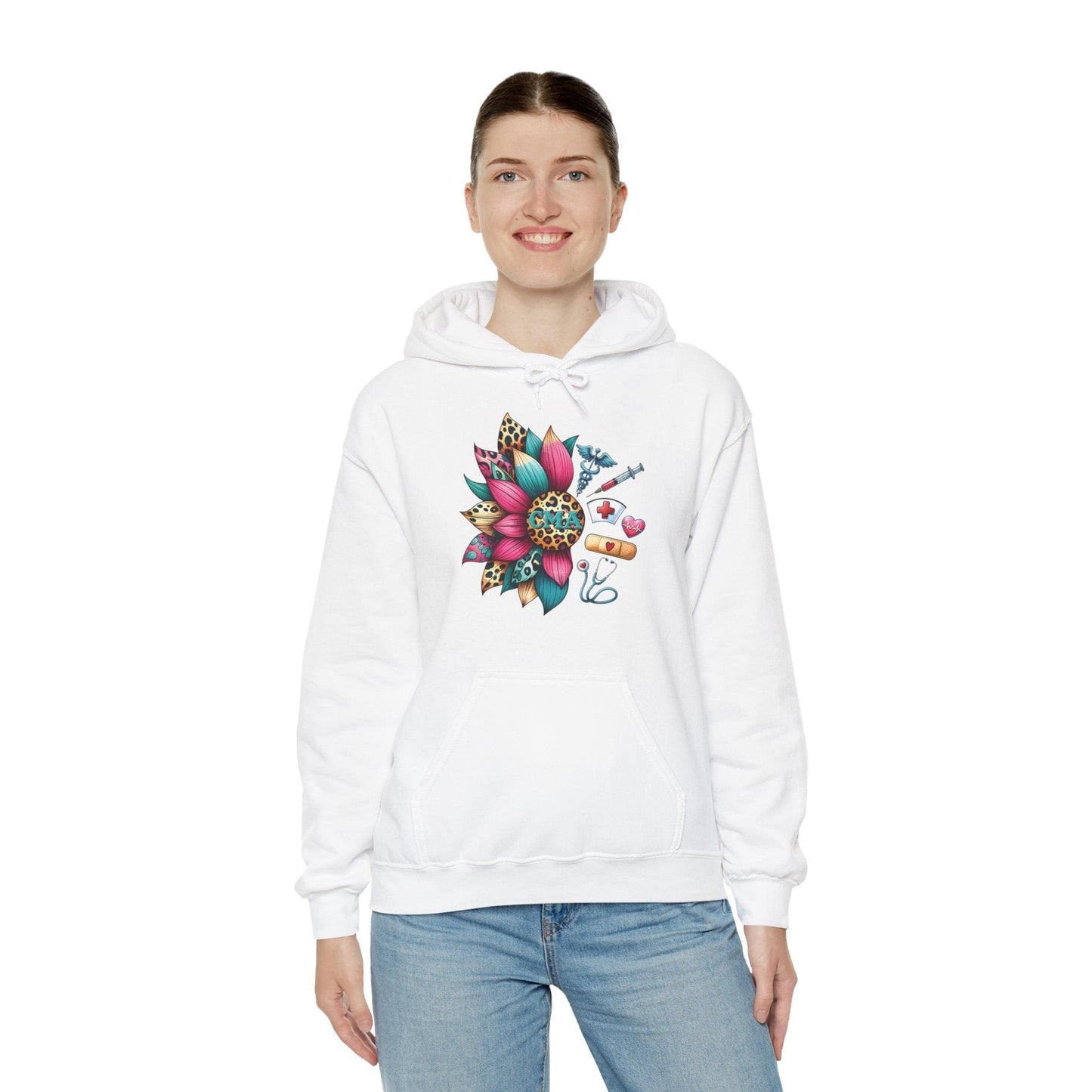 Ink and Charms Designs Hoodie Sunflower Medical Team Hoodie