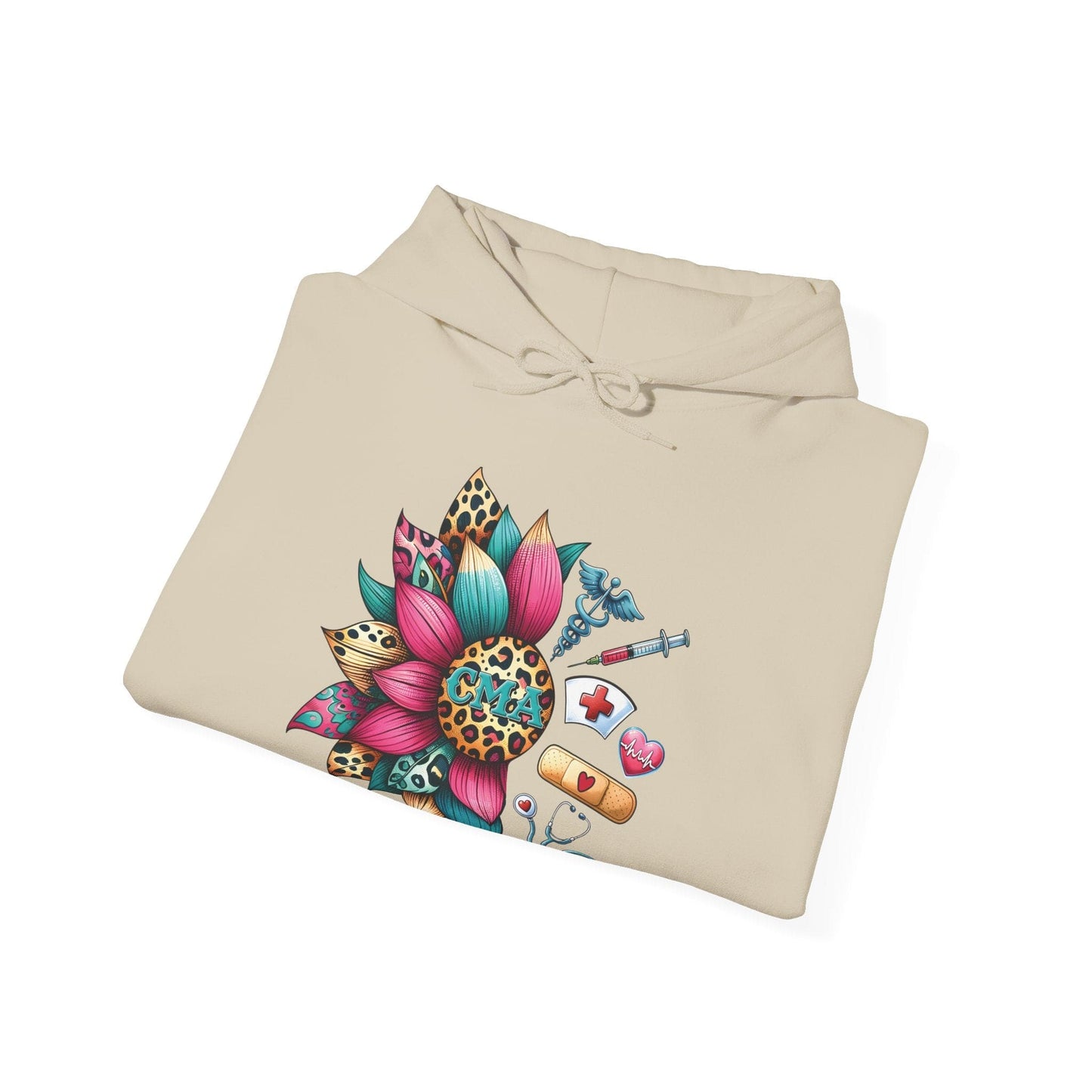 Ink and Charms Designs Hoodie Sunflower Medical Team Hoodie