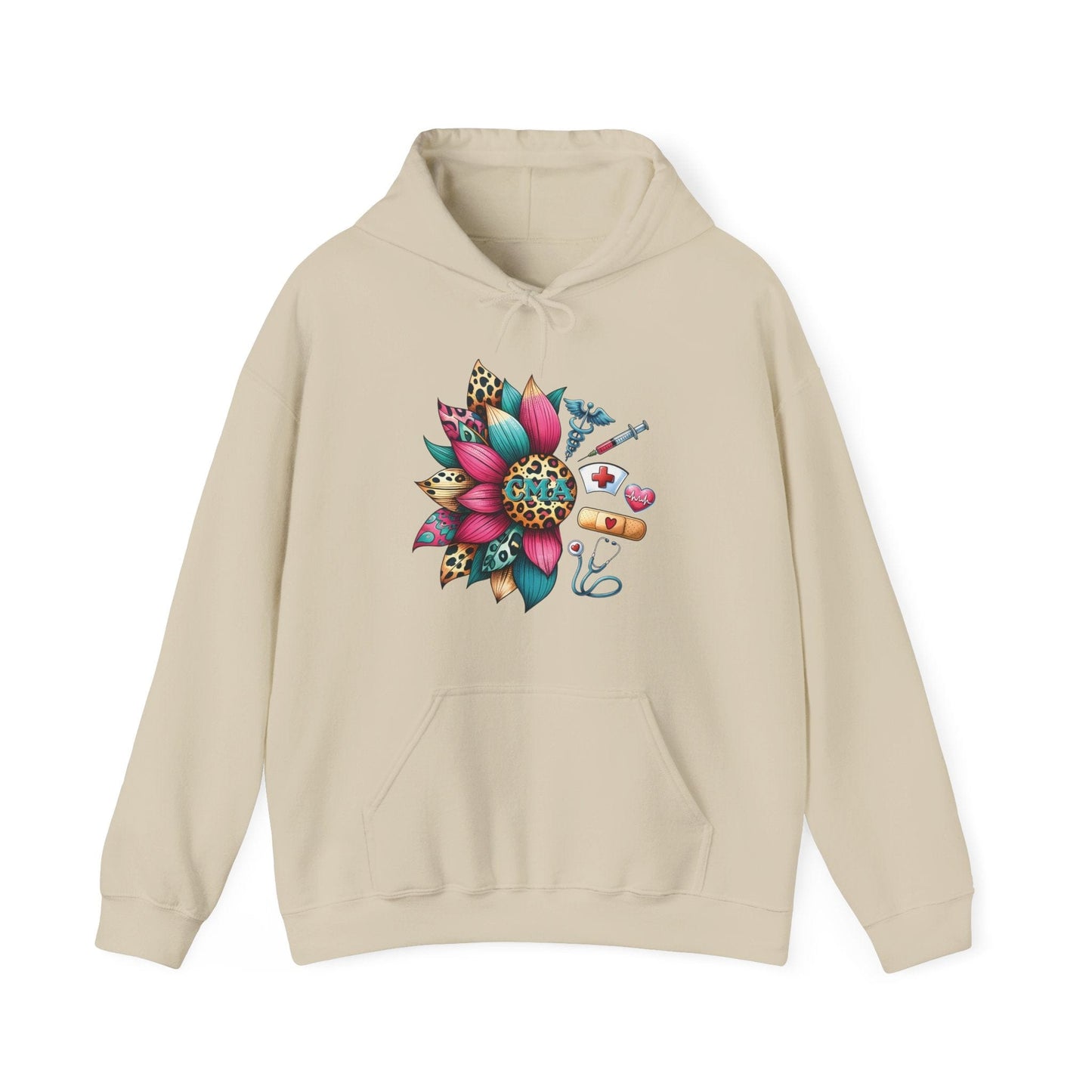 Ink and Charms Designs Hoodie Sunflower Medical Team Hoodie