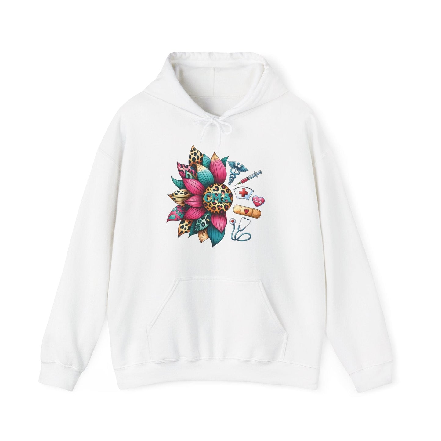 Ink and Charms Designs Hoodie White / L Sunflower Medical Team Hoodie