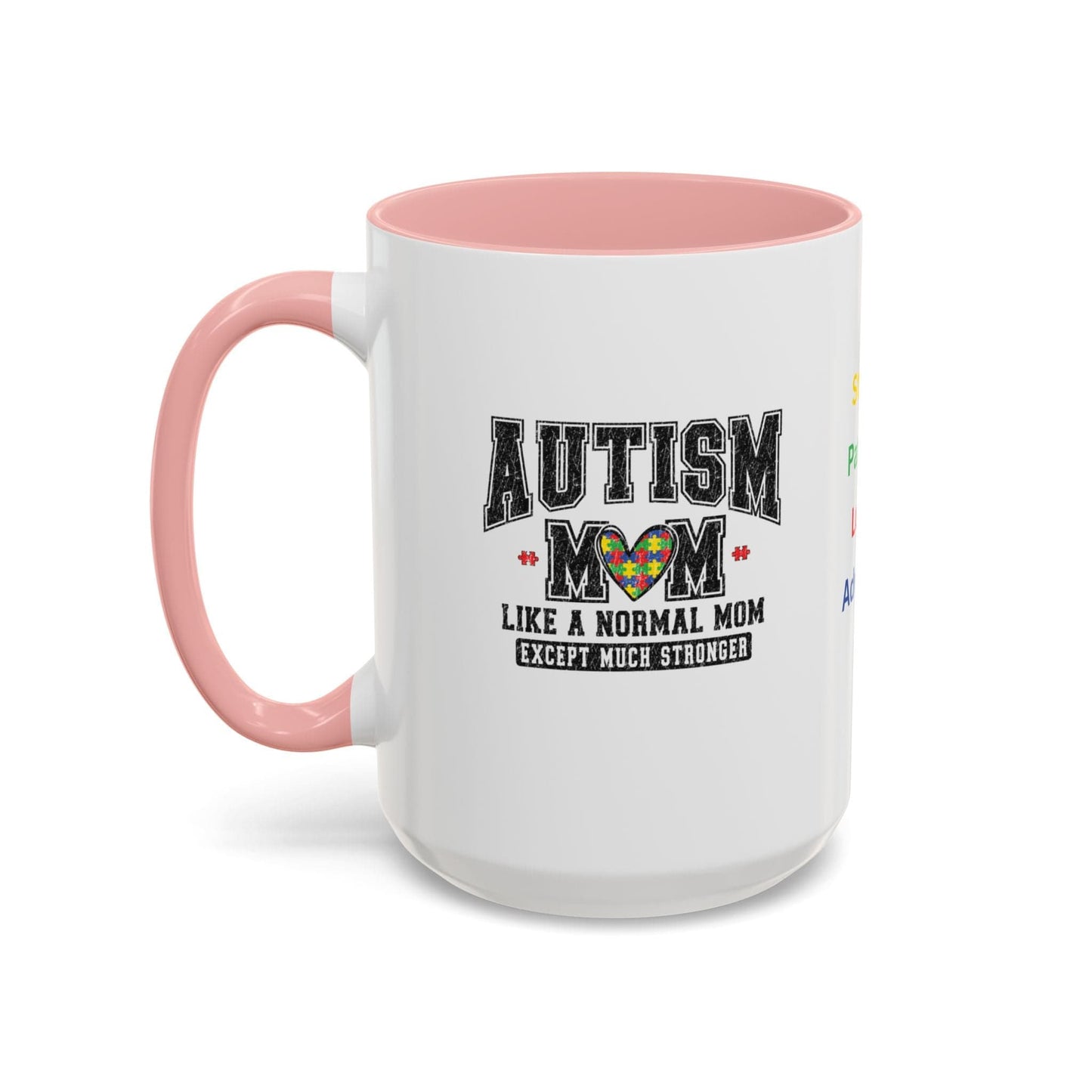 Ink and Charms Designs Mug Autism Mom ceramic mug (11, 15oz)