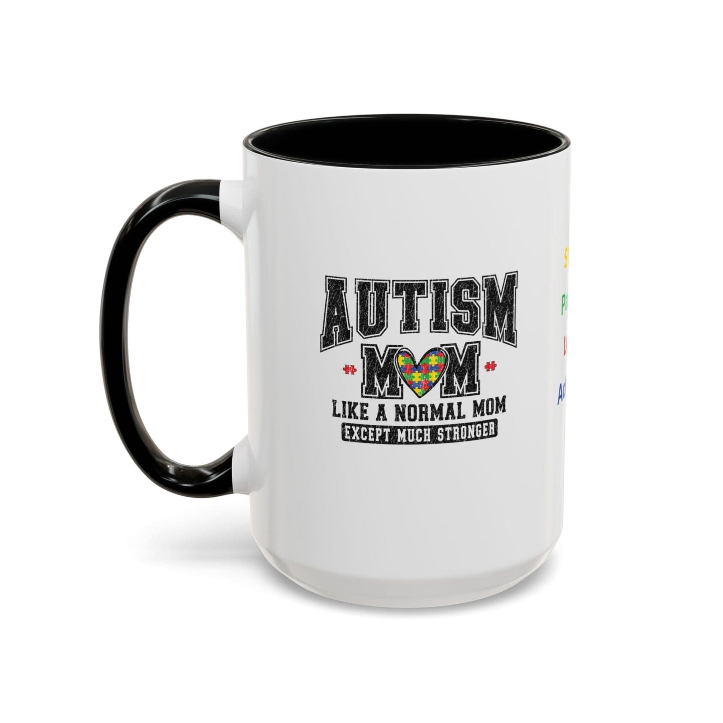 Ink and Charms Designs Mug Autism Mom ceramic mug (11, 15oz)