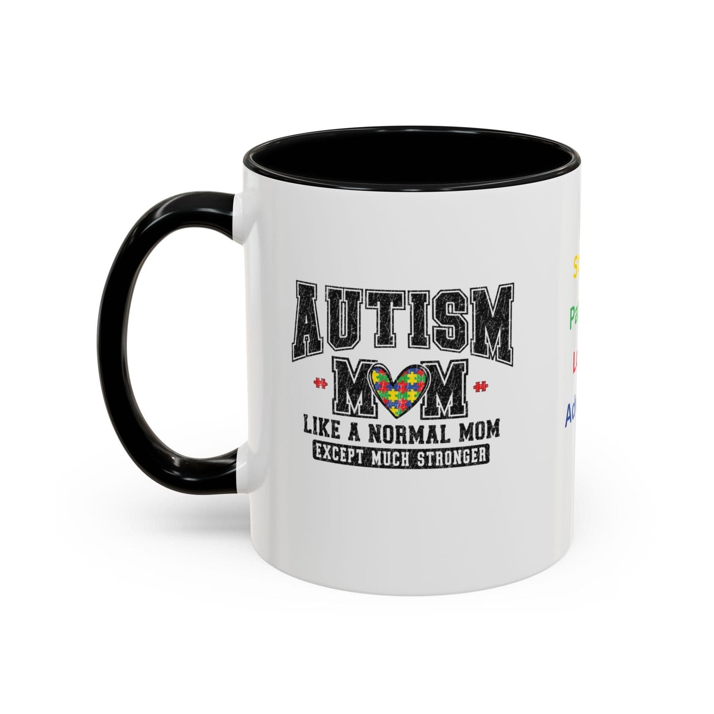 Ink and Charms Designs Mug Autism Mom ceramic mug (11, 15oz)