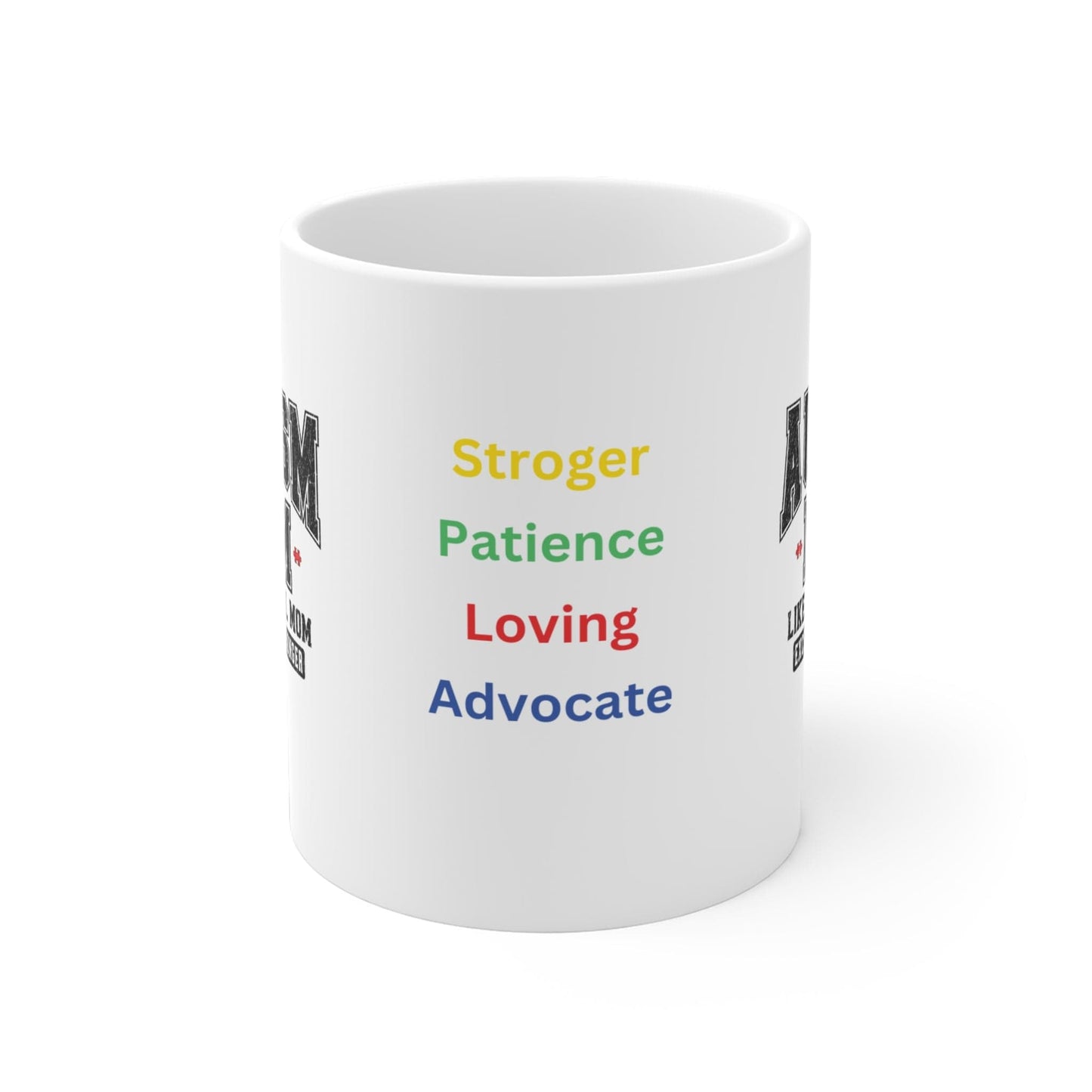 Ink and Charms Designs Mug Mug - Autism Mom Strong Ceramic Mug