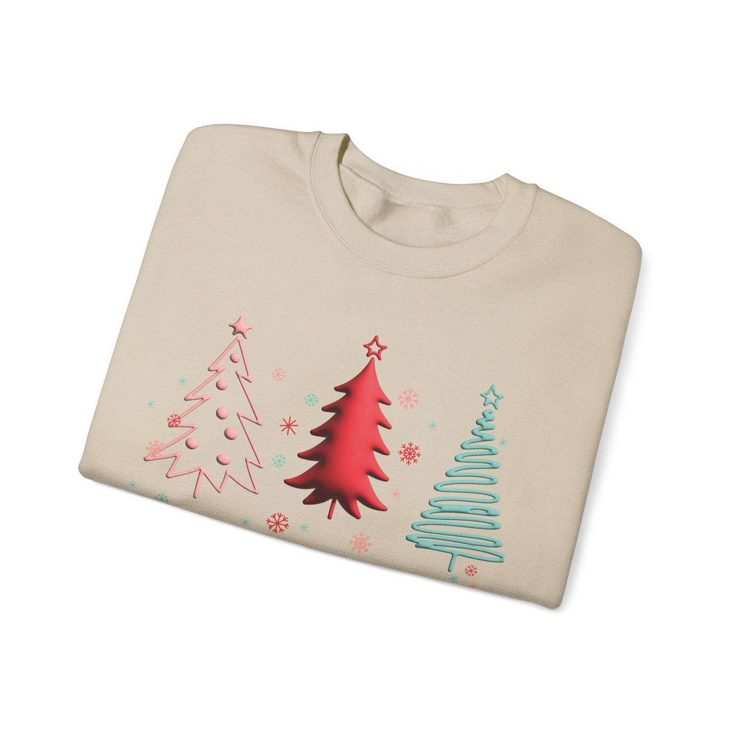 Ink and Charms Designs Sweatshirt Christmas Joy Unisex Sweatshirt with Sleeve Print