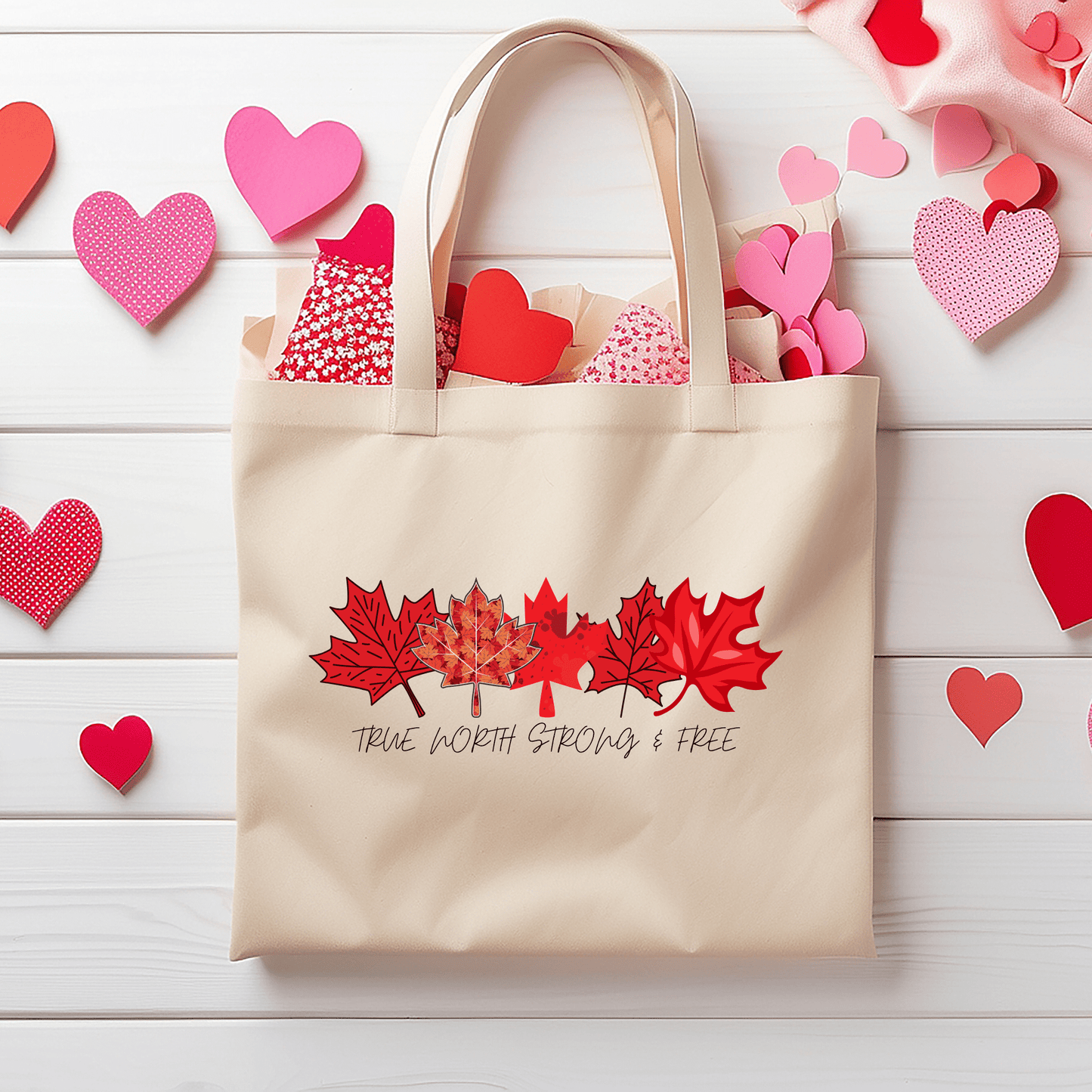 Ink and Charms Designs Sweatshirt "True North Strong & Free" Apparel Collection: Wear Your Canadian Pride!