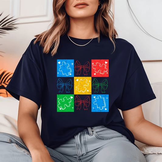 Ink and Charms Designs T-Shirt Empowering Minds - Autism awareness