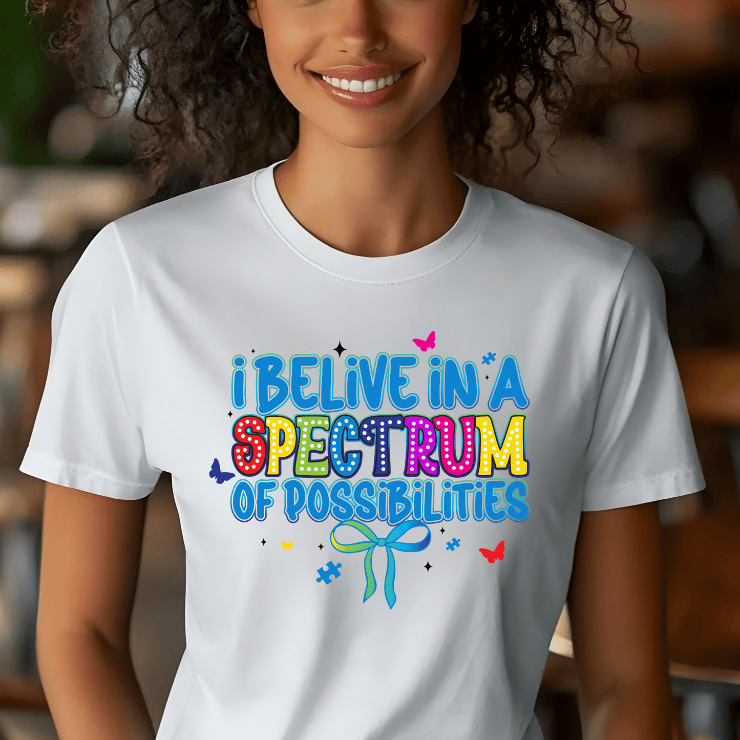 Ink and Charms Designs T-Shirt Empowering Minds - Autism awareness