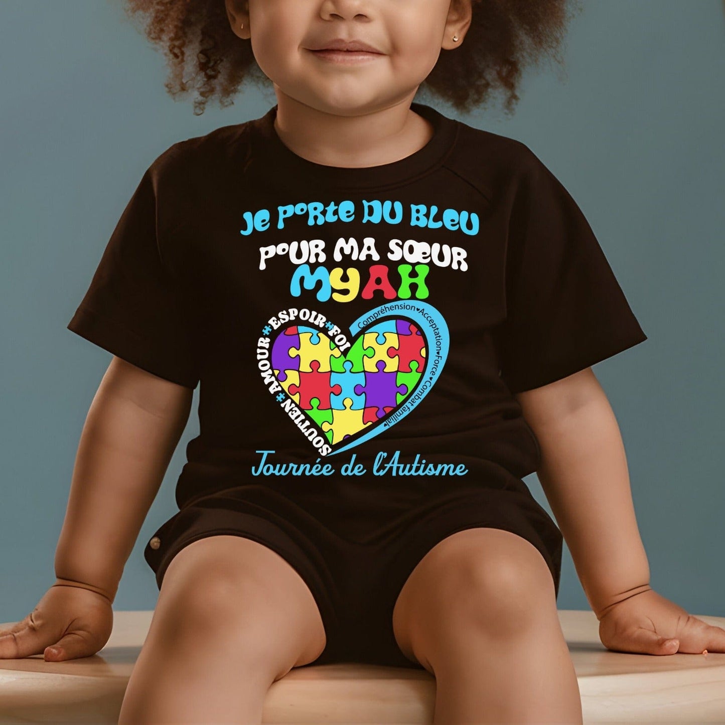 Ink and Charms Designs T-Shirt Empowering Minds - Autism awareness French collection