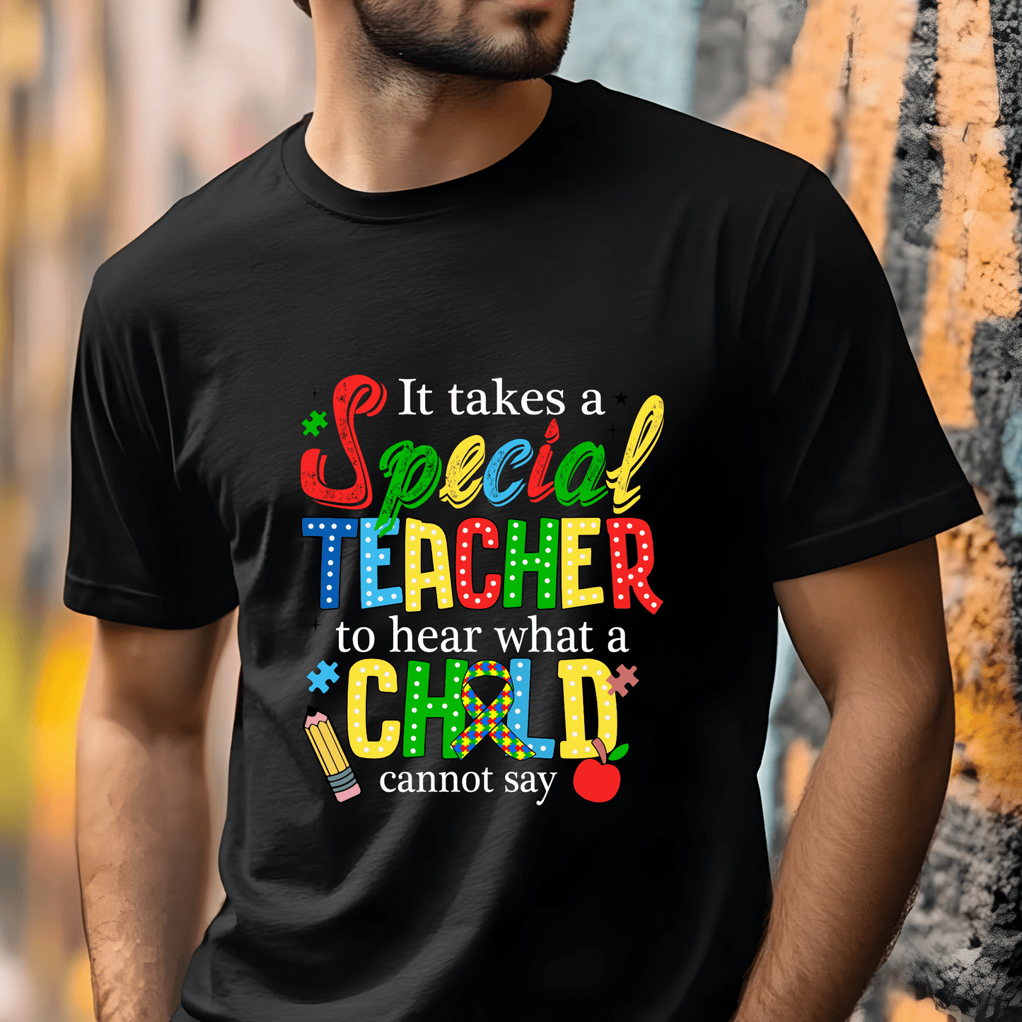 Ink and Charms Designs T-Shirt Empowering Minds - Autism awareness Specialist teacher