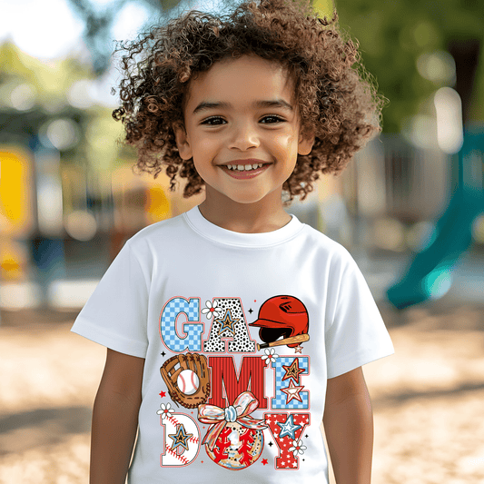 Ink and Charms Designs T-Shirt Game Day Baseball Tee - Bold Diamond Player Apparel