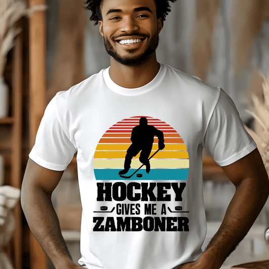 Ink and Charms Designs T-Shirt Hockey Zamboner Tee- Playful Game Day Humor Design