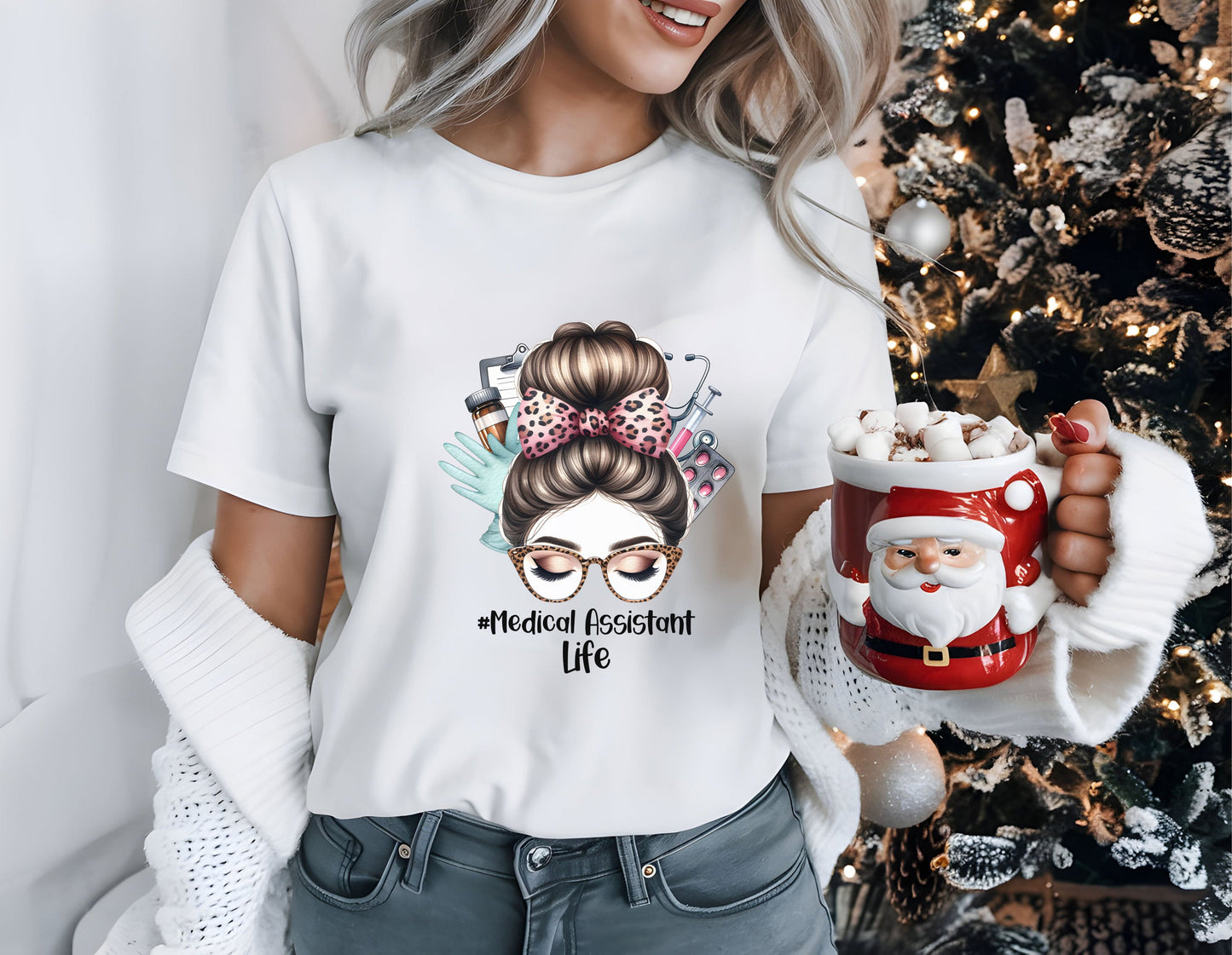 Ink and Charms Designs T-Shirt Medical Assistant Tee