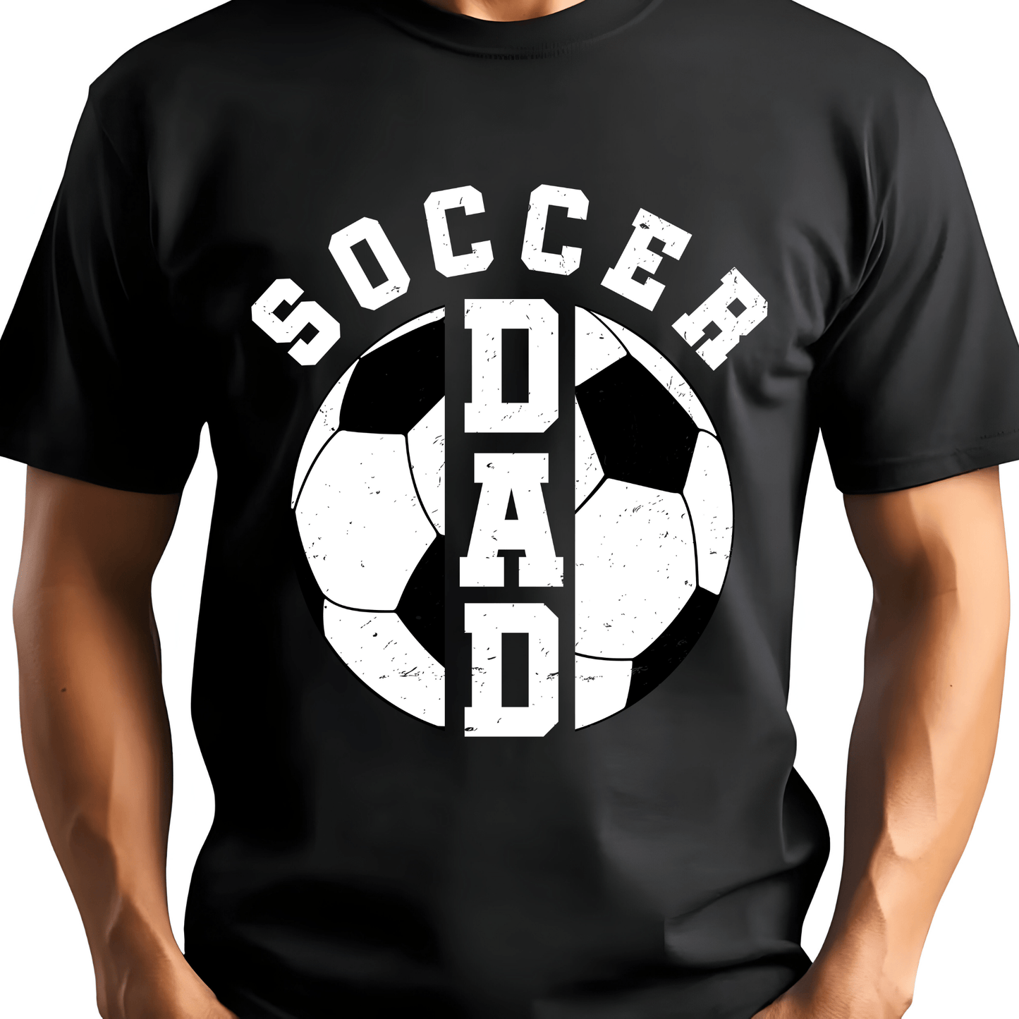 Ink and Charms Designs T-Shirt T-shirt / Light Blue / S Soccer Dad T-shirt- Proud Sideline Supporter Apparel