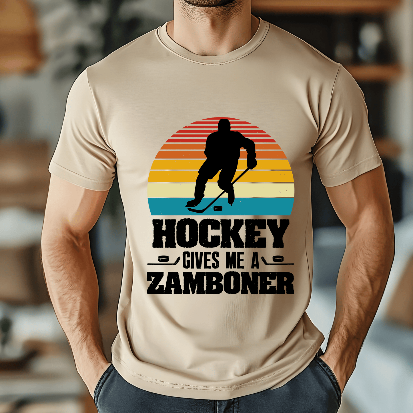 Ink and Charms Designs T-Shirt T-shirt / White / XS Hockey Zamboner Tee- Playful Game Day Humor Design