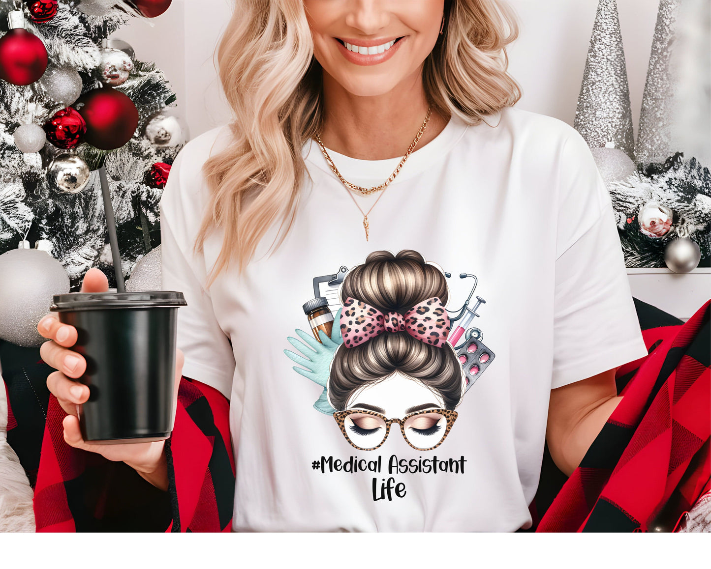 Ink and Charms Designs T-Shirt White / S Medical Assistant Tee
