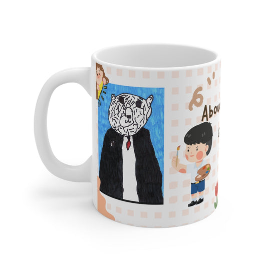 Ink and Charms Designs Mug 11oz / White Kids Art Ceramic Mugs