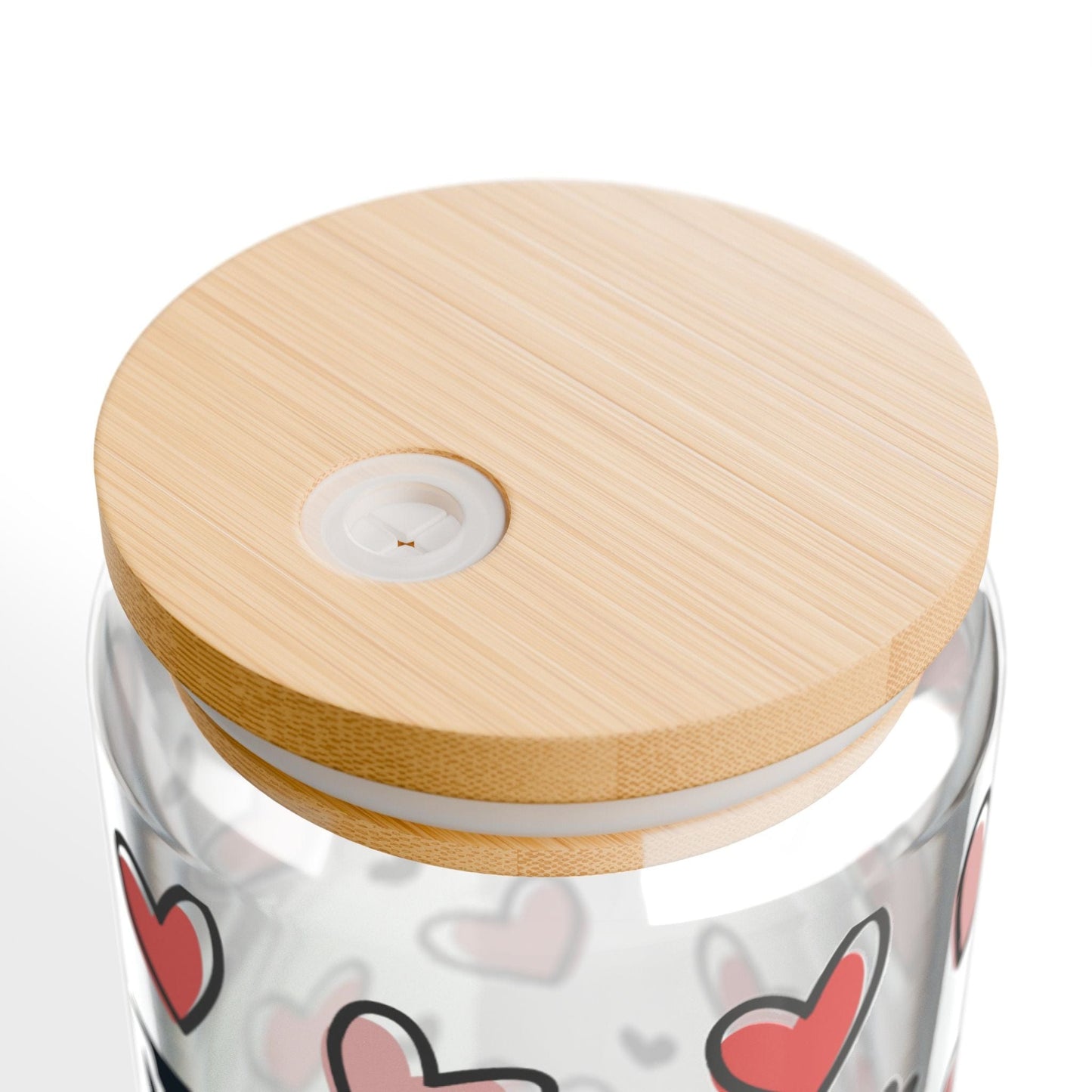 Ink and Charms Designs Sipper Glass With lid and straw / 16oz Sipper Glass - Personalized