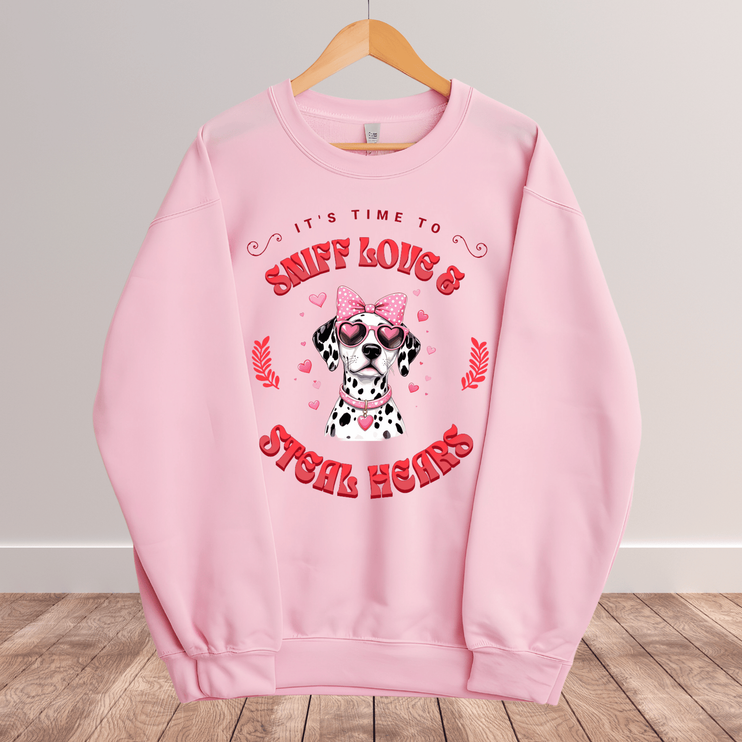 Ink and Charms Designs Sweatshirt 1 / S Dog's love Sweatshirt - Sniff Love and Steal Hugs
