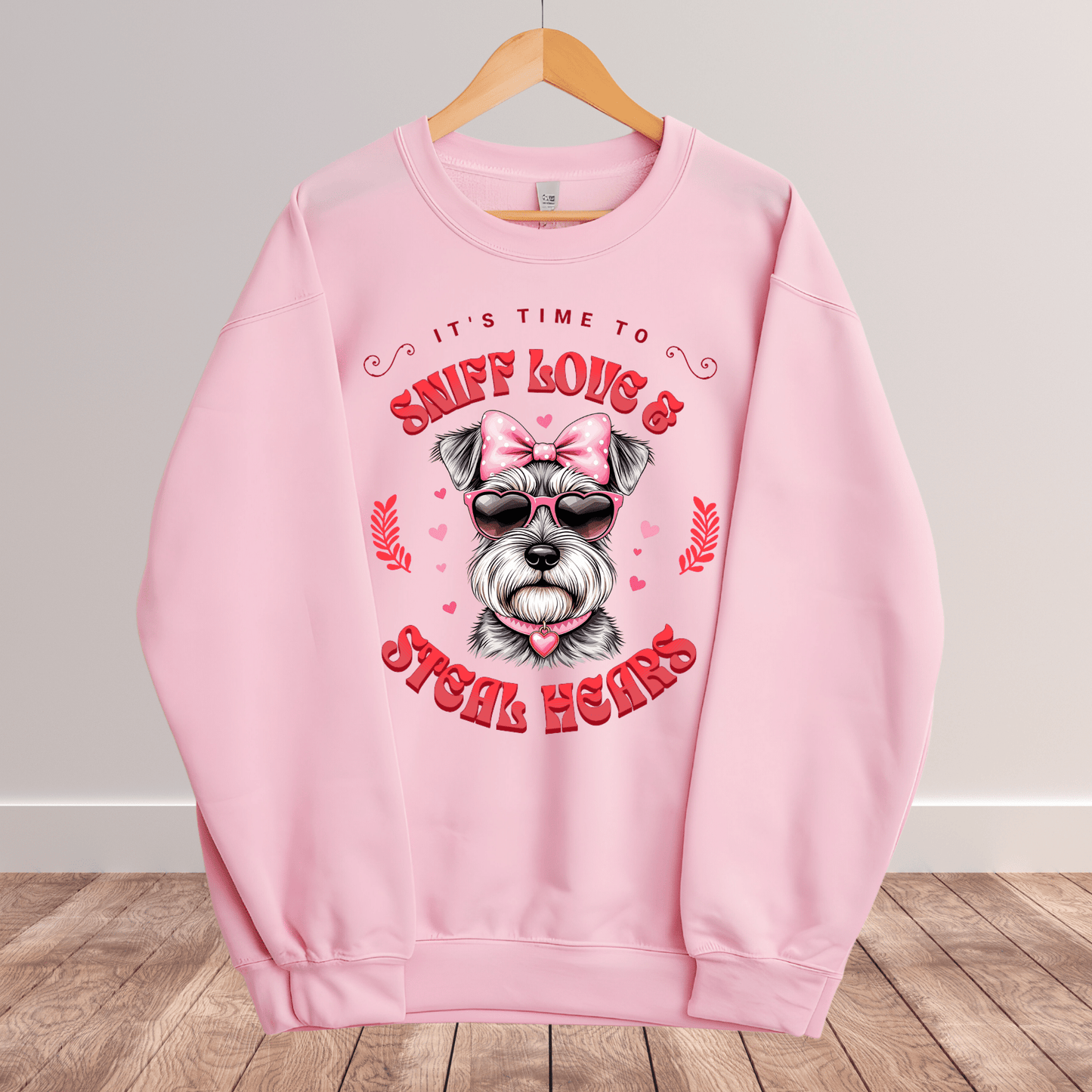 Ink and Charms Designs Sweatshirt 12 / S Dog's love Sweatshirt - Sniff Love and Steal Hugs