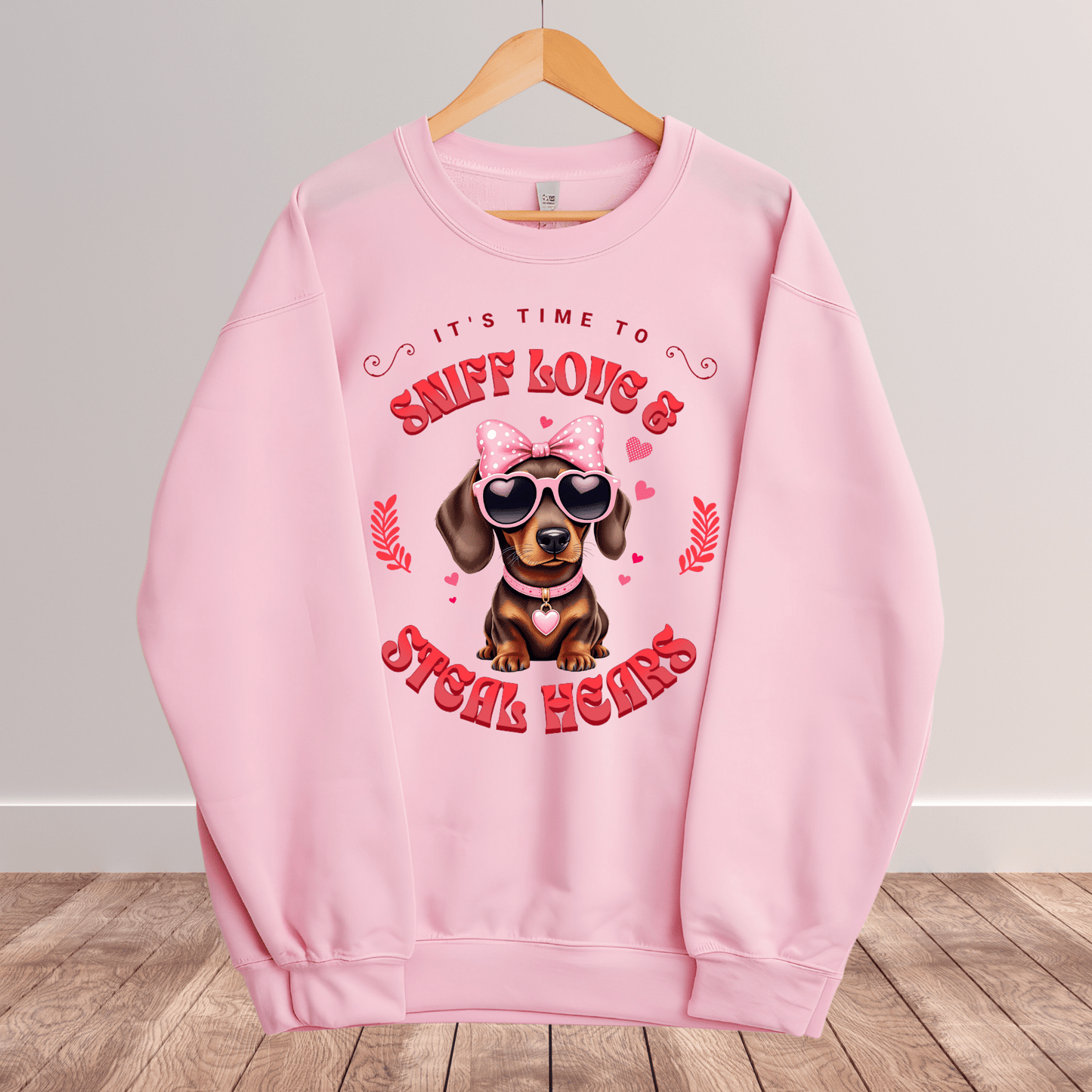 Ink and Charms Designs Sweatshirt 15 / S Dog's love Sweatshirt - Sniff Love and Steal Hugs