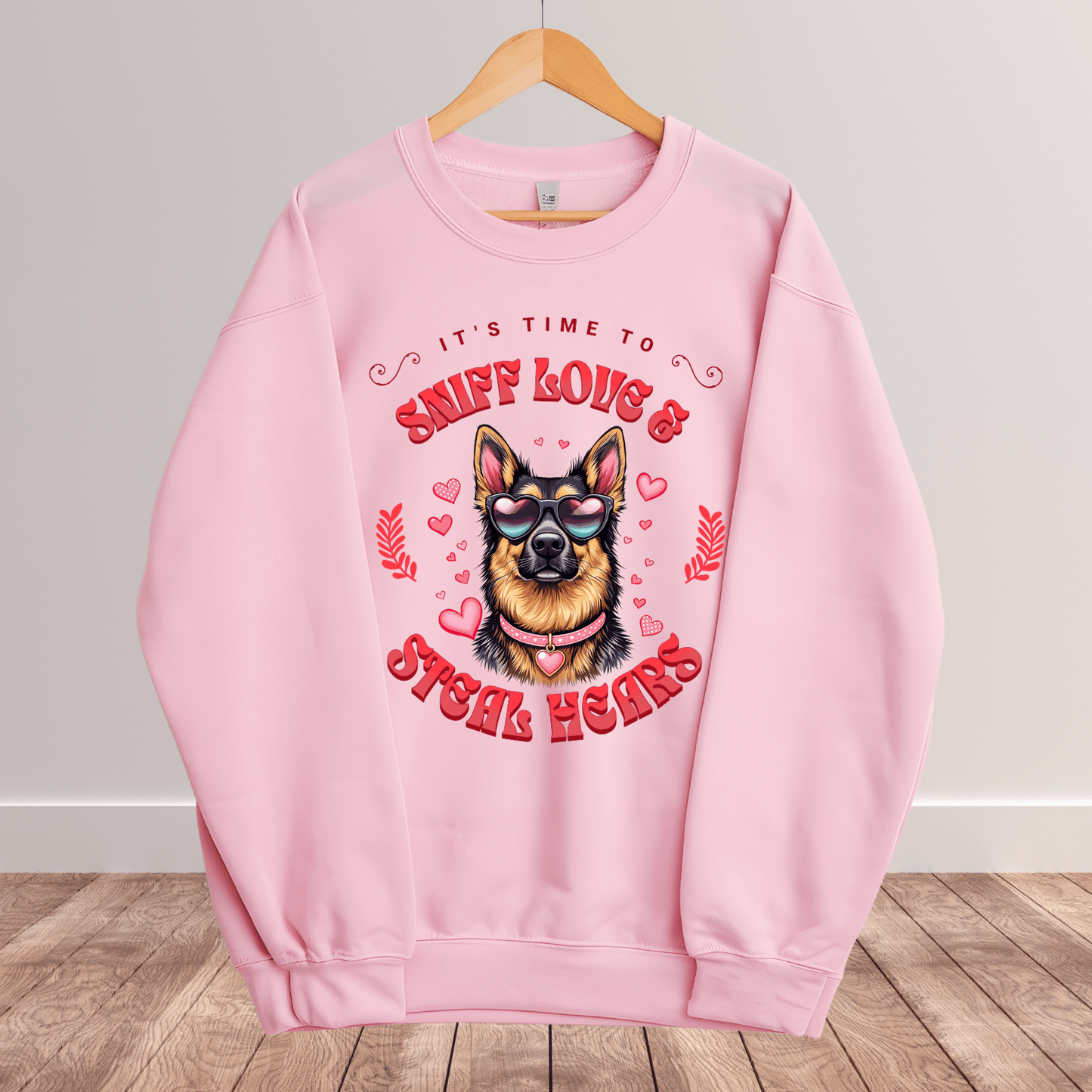 Ink and Charms Designs Sweatshirt 3 / S Dog's love Sweatshirt - Sniff Love and Steal Hugs
