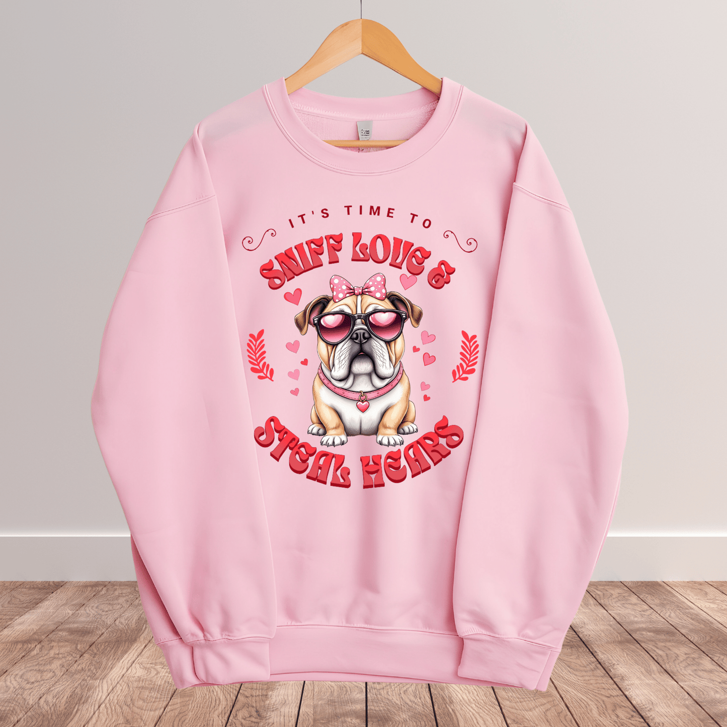 Ink and Charms Designs Sweatshirt 4 / S Dog's love Sweatshirt - Sniff Love and Steal Hugs