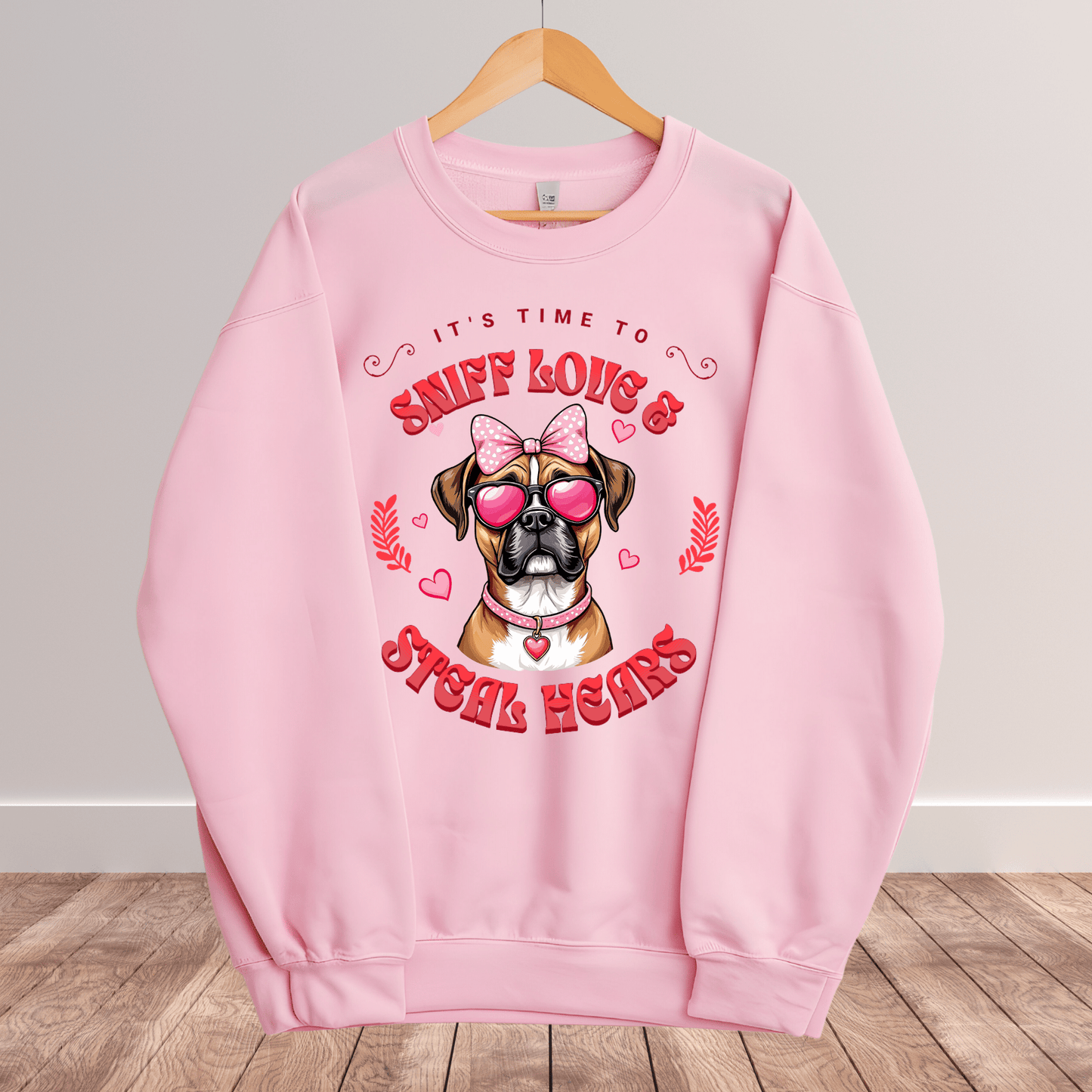 Ink and Charms Designs Sweatshirt 5 / S Dog's love Sweatshirt - Sniff Love and Steal Hugs