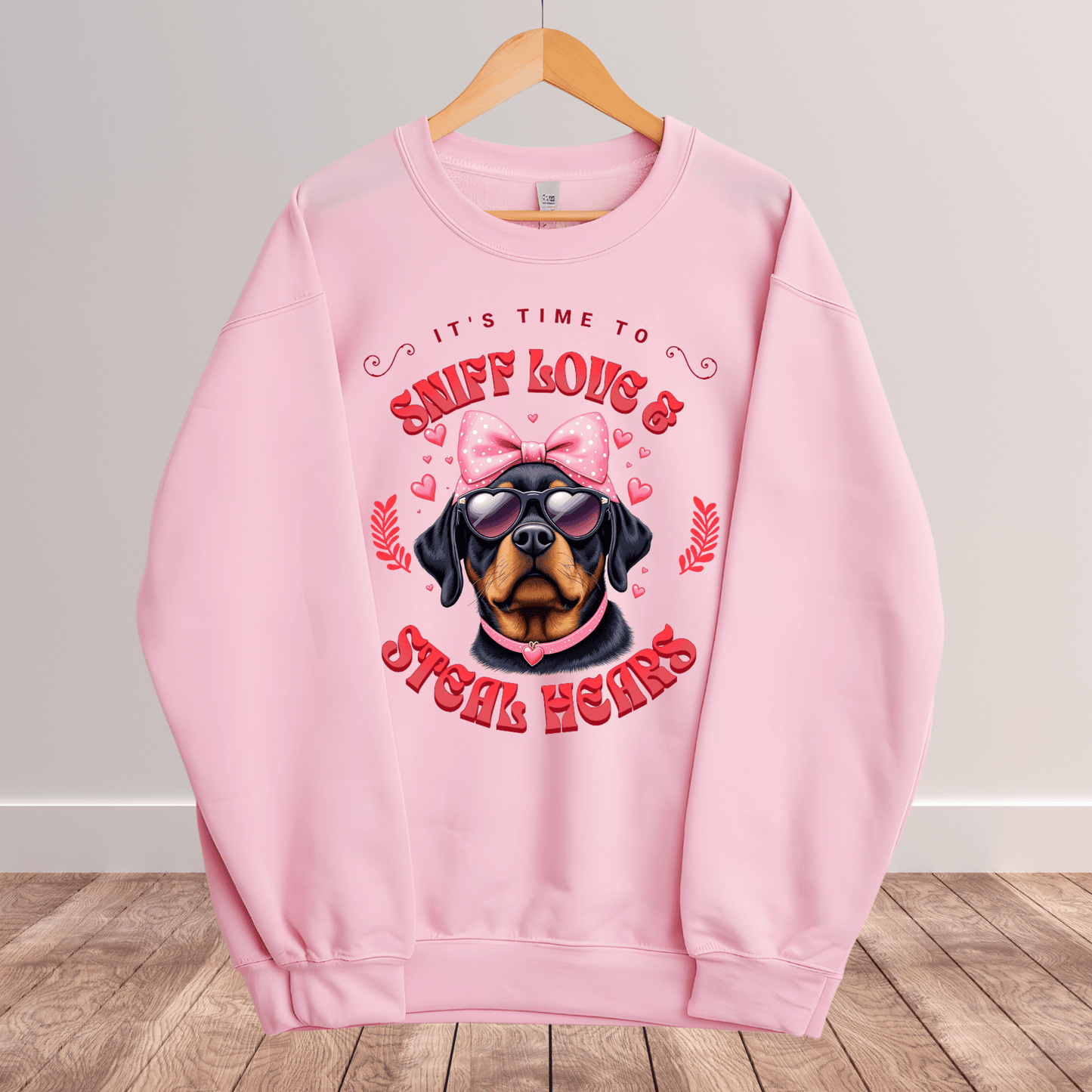 Ink and Charms Designs Sweatshirt 6 / S Dog's love Sweatshirt - Sniff Love and Steal Hugs