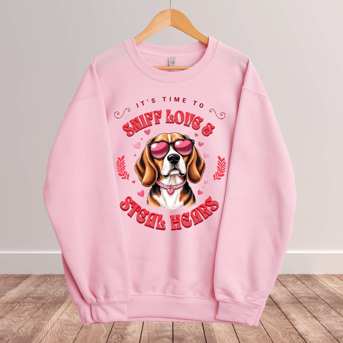 Ink and Charms Designs Sweatshirt 9 / S Dog's love Sweatshirt - Sniff Love and Steal Hugs