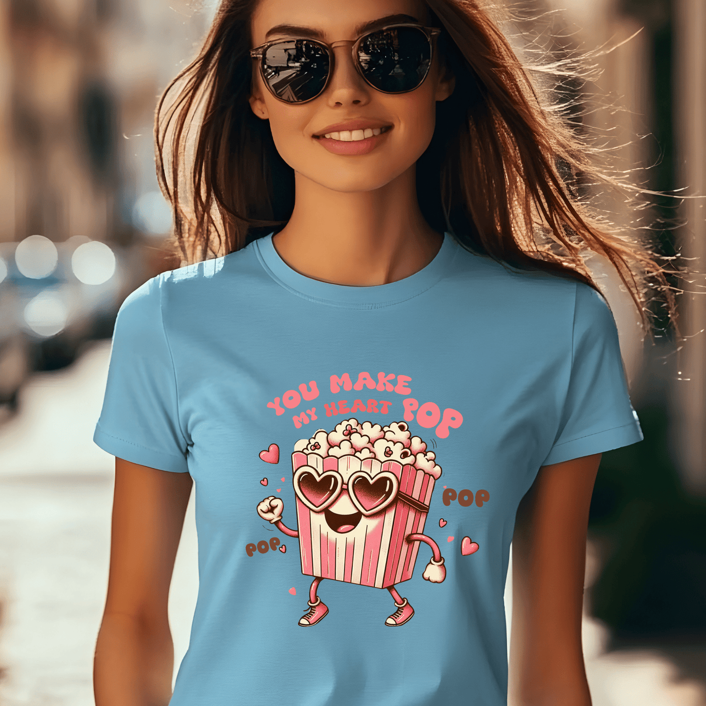 Ink and Charms Designs Sweatshirt 🍿❤️ Add a Pop of Love to Your Style! ❤️🍿- T-shirt, Sweatshirt & Hoodie