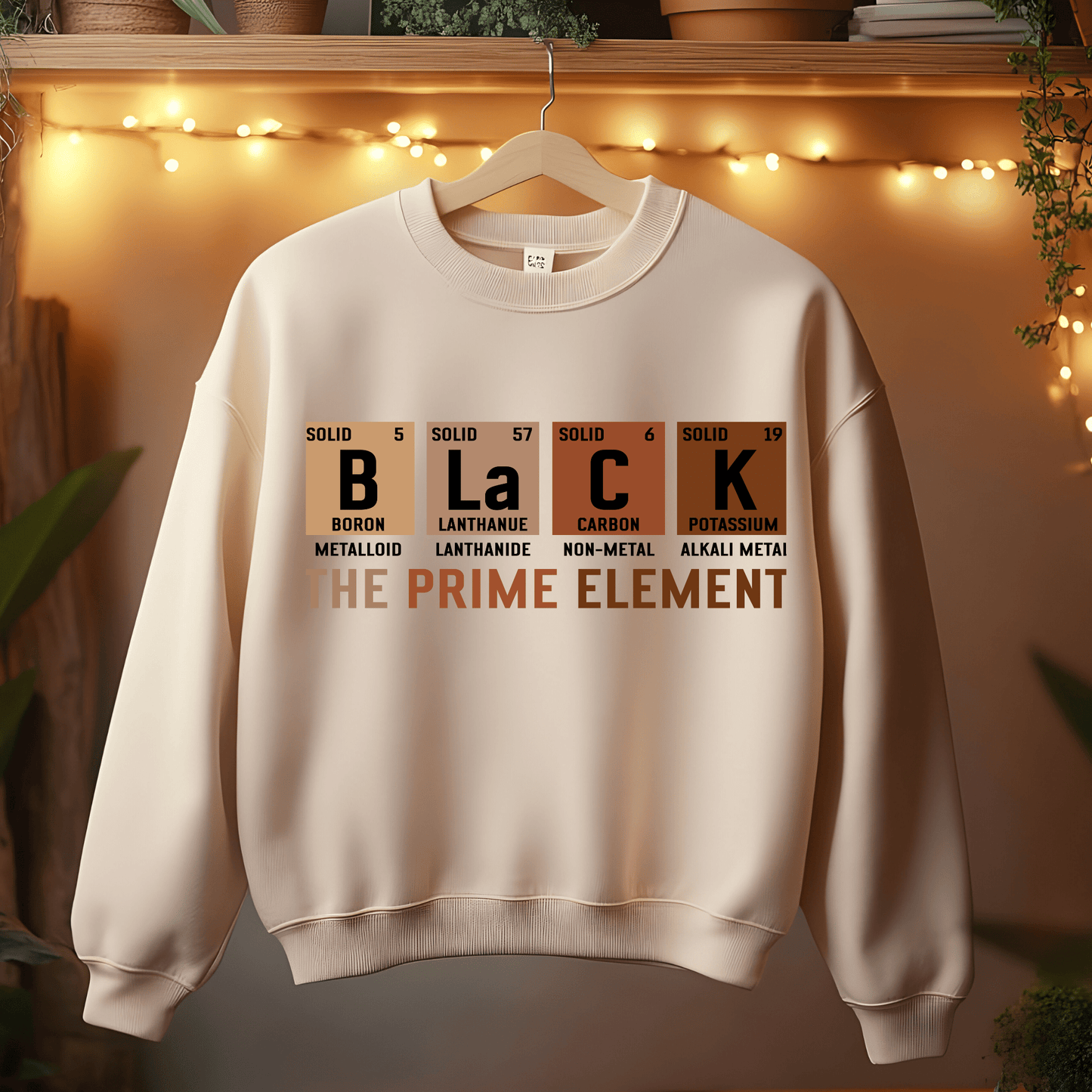 Ink and Charms Designs Sweatshirt Beige / S ✨ Celebrate Black History Month with Meaningful Fashion! ✨- Sweatshirt