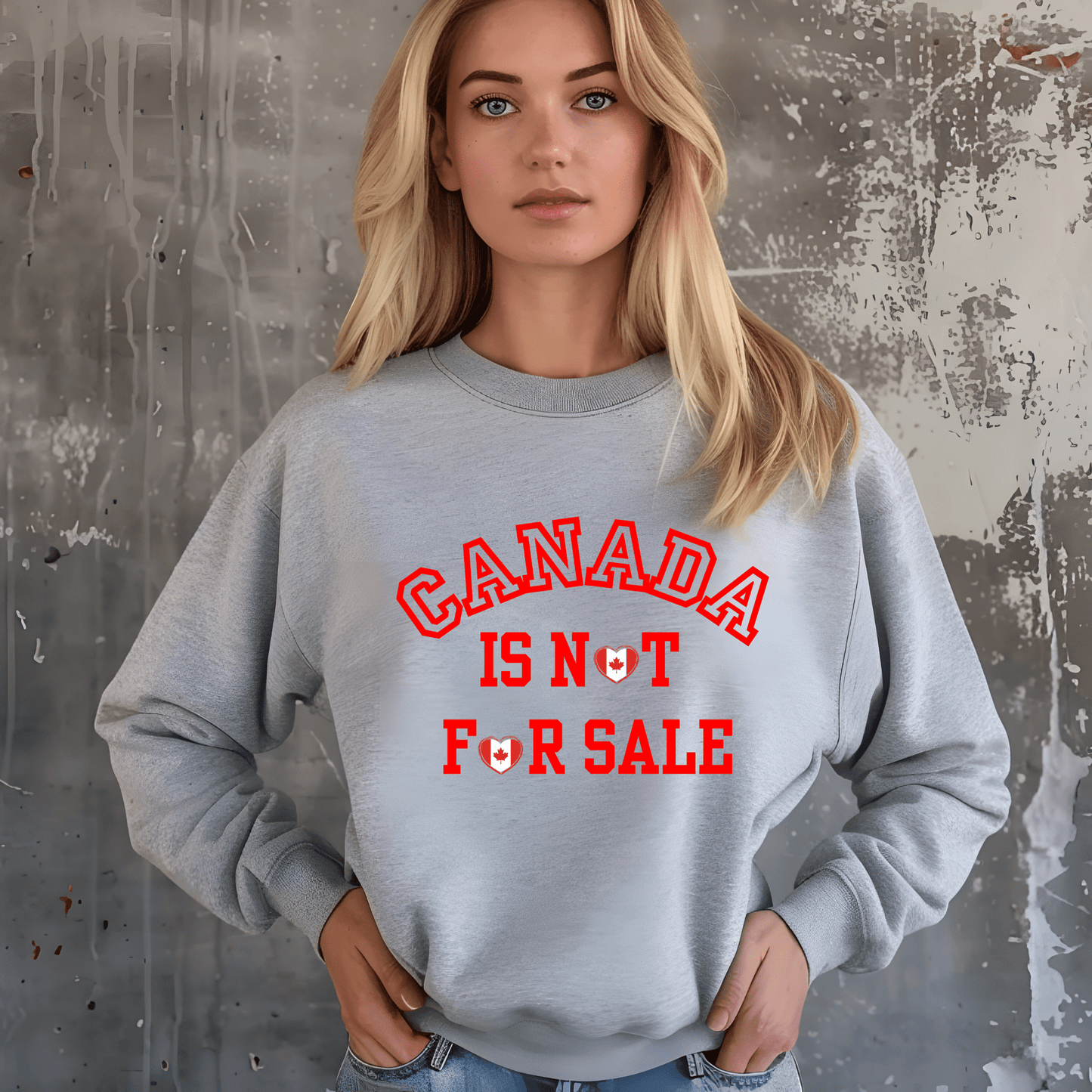 Ink and Charms Designs Sweatshirt Canada Is Not for Sale Apparel Collection