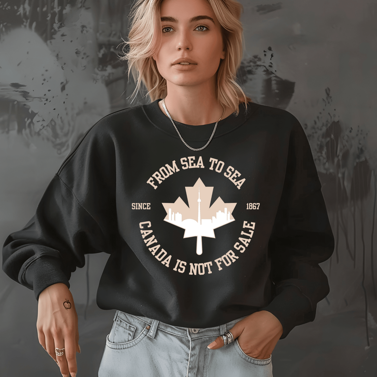 Ink and Charms Designs Sweatshirt Canada Is Not for Sale Apparel Collection