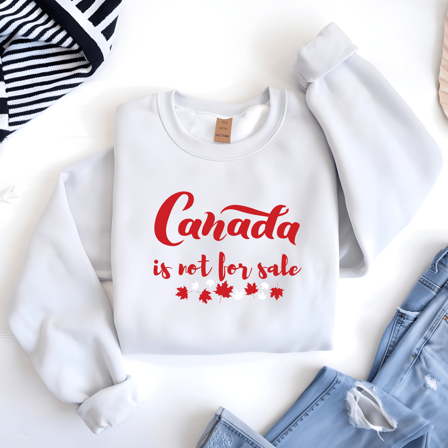 Ink and Charms Designs Sweatshirt Canada Is Not for Sale Apparel Collection