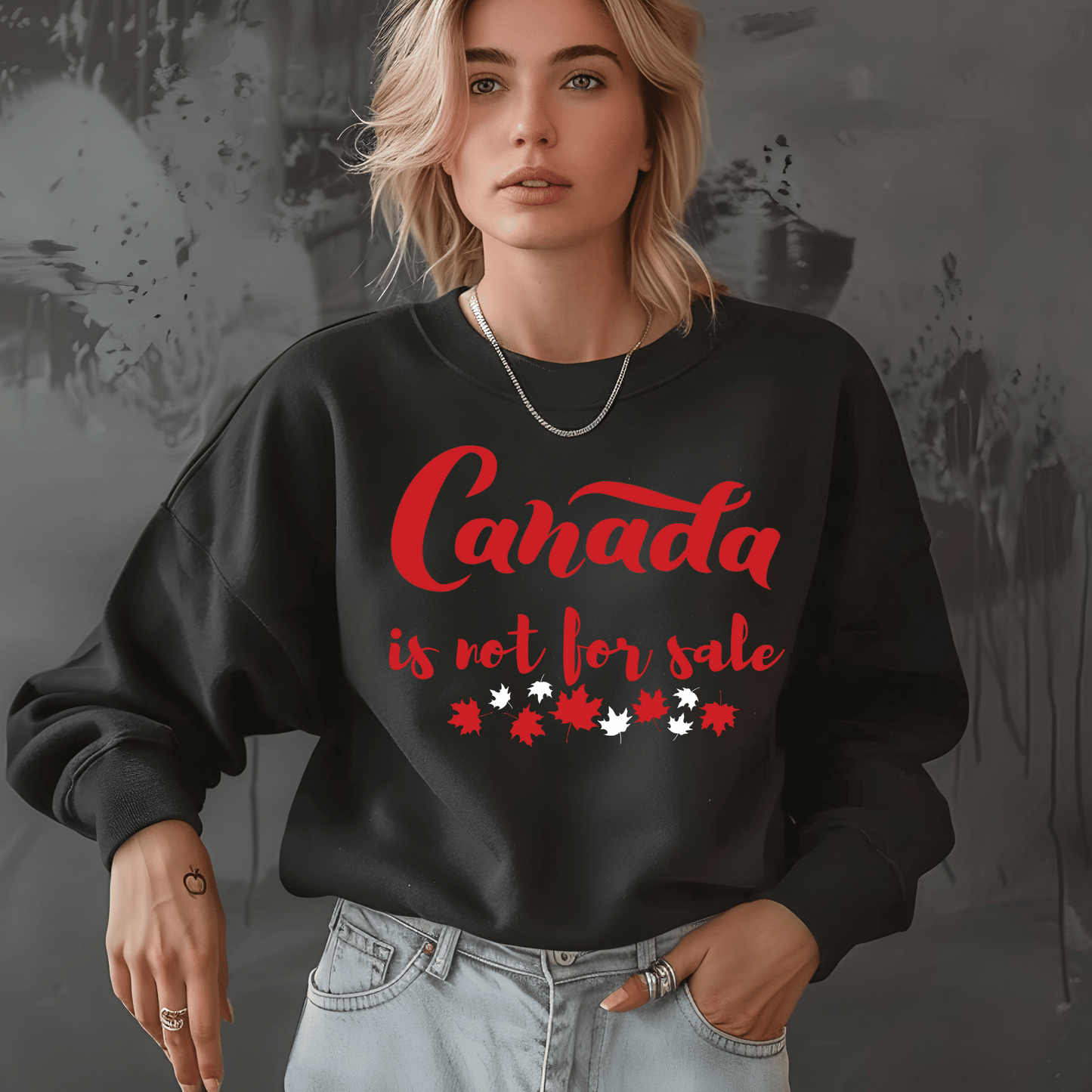 Ink and Charms Designs Sweatshirt Canada Is Not for Sale Apparel Collection
