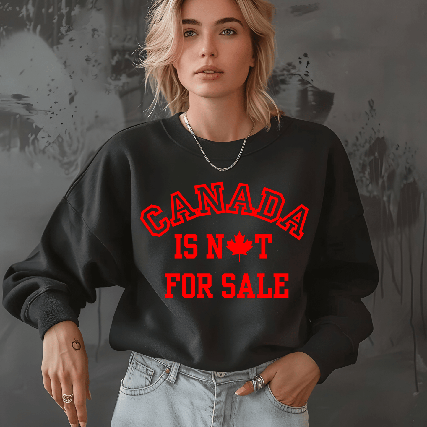Ink and Charms Designs Sweatshirt Canada Is Not for Sale Apparel Collection