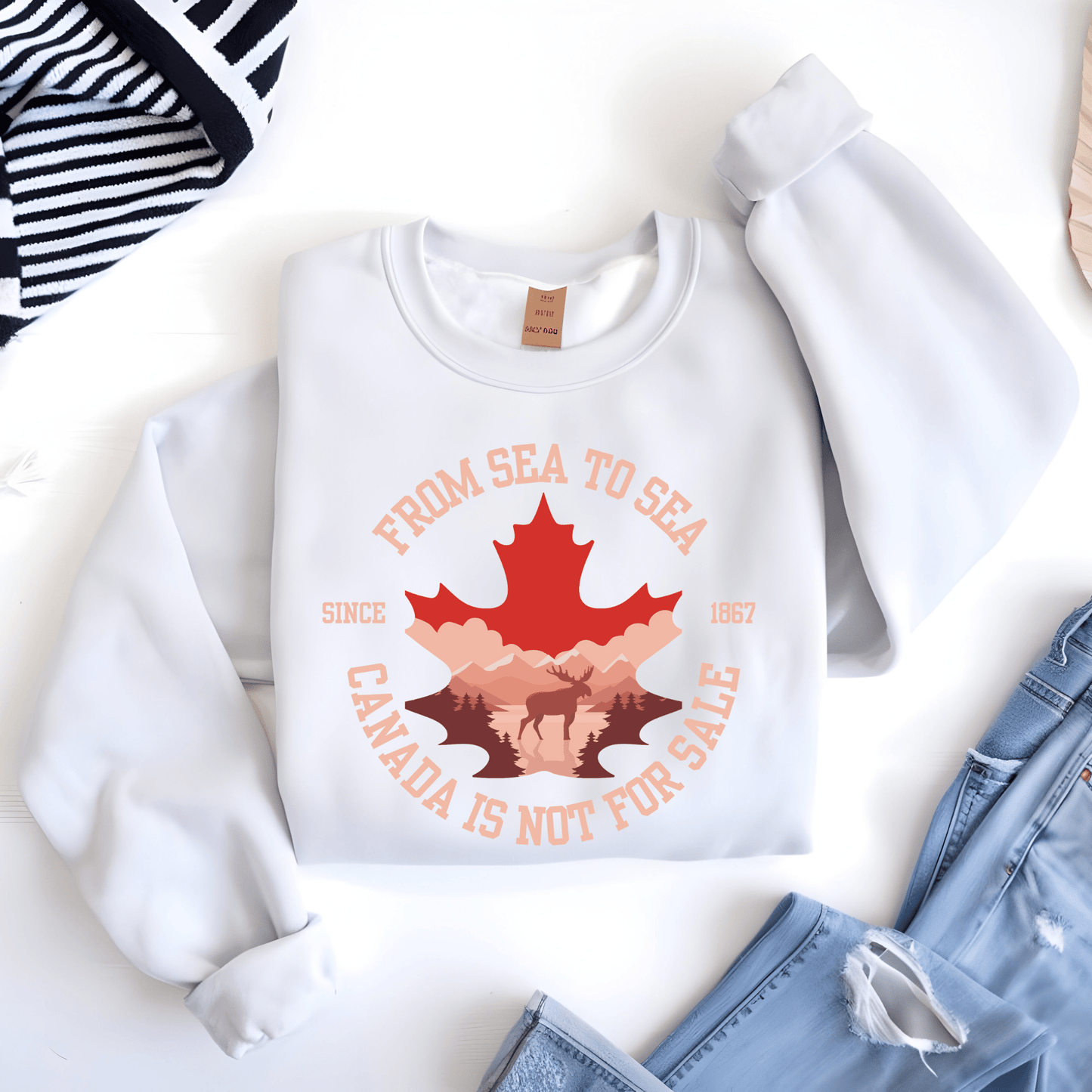 Ink and Charms Designs Sweatshirt Canada Is Not for Sale Apparel Collection