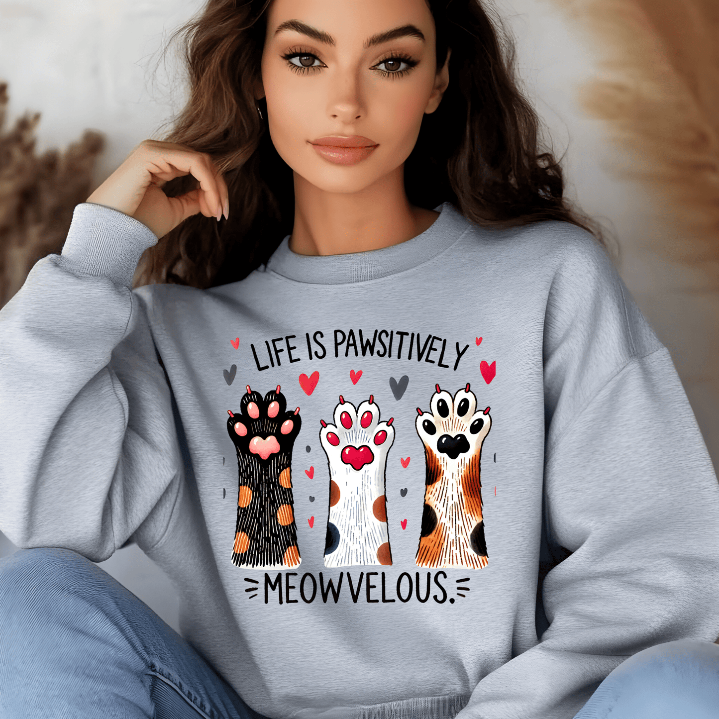 Ink and Charms Designs Sweatshirt πΎπ Celebrate the Purr-fection of Life with Cats! ππΎ, T-shirt, Sweatshirt & Hoodie