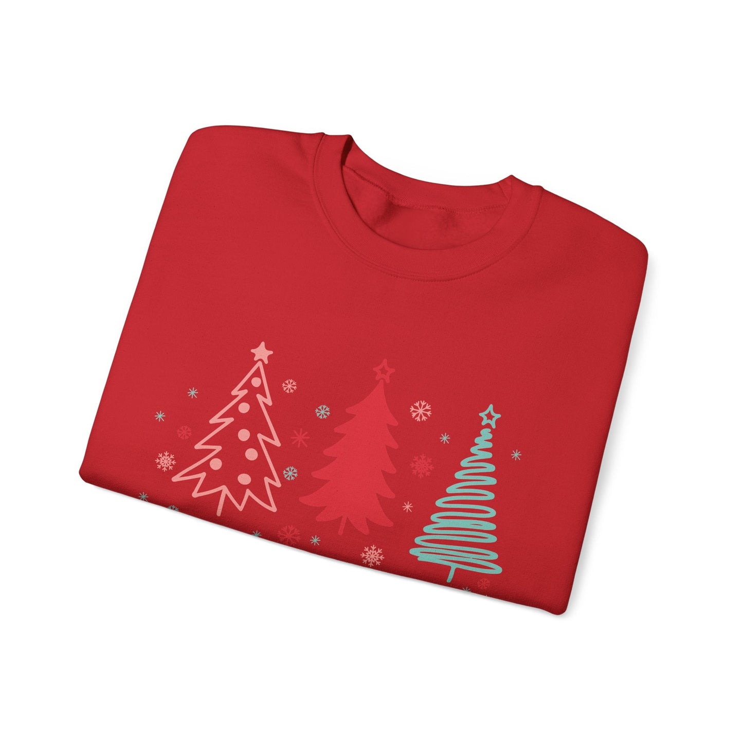Ink and Charms Designs Sweatshirt Christmas Joy Unisex Sweatshirt with Sleeve Print