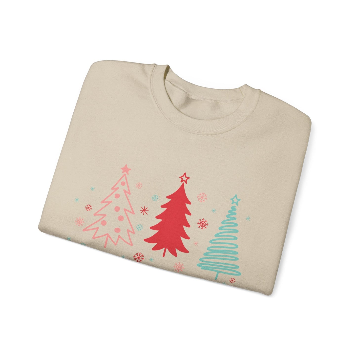 Ink and Charms Designs Sweatshirt Christmas Joy Unisex Sweatshirt with Sleeve Print