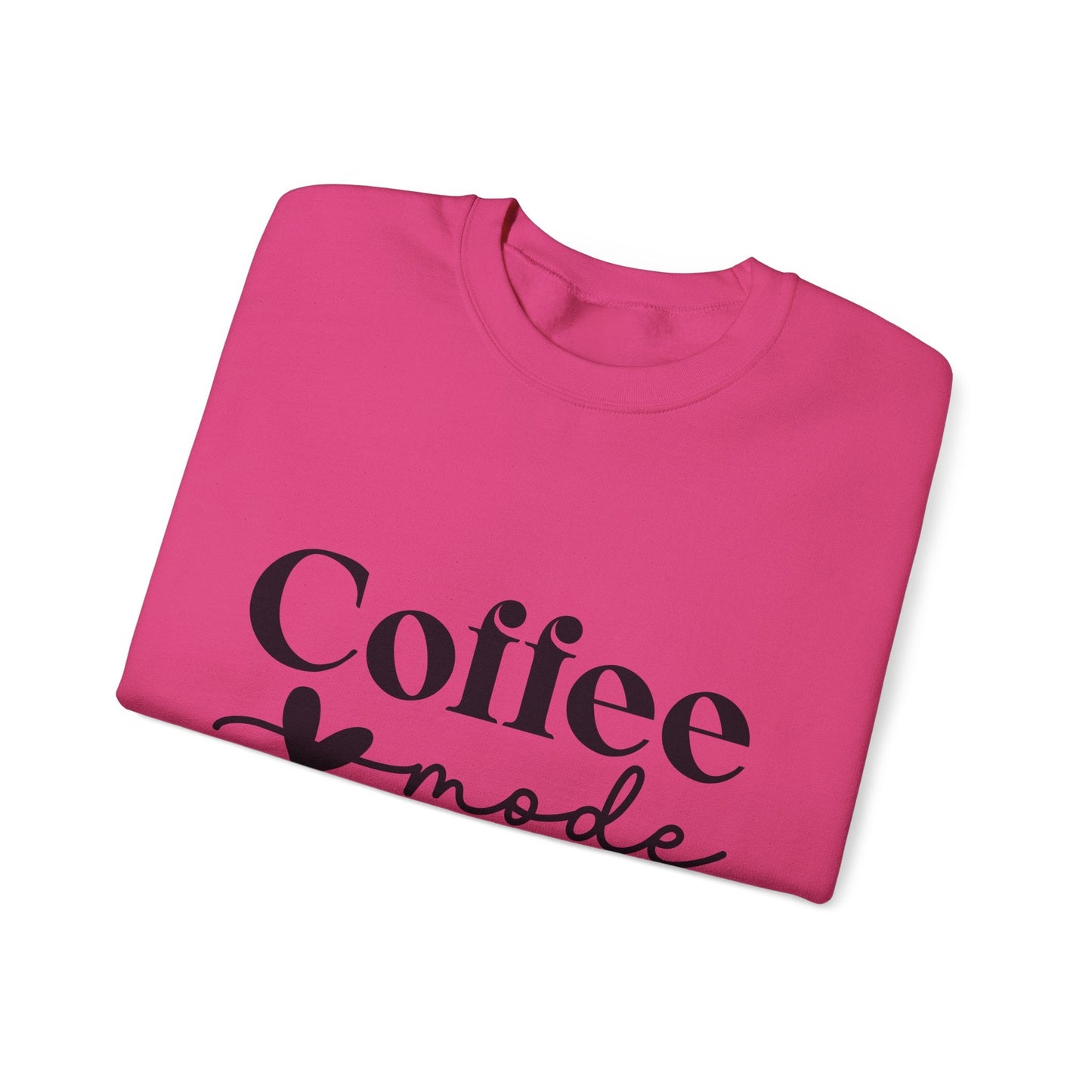 Ink and Charms Designs Sweatshirt Coffee Mode Heavy Blend Crewneck Sweatshirt