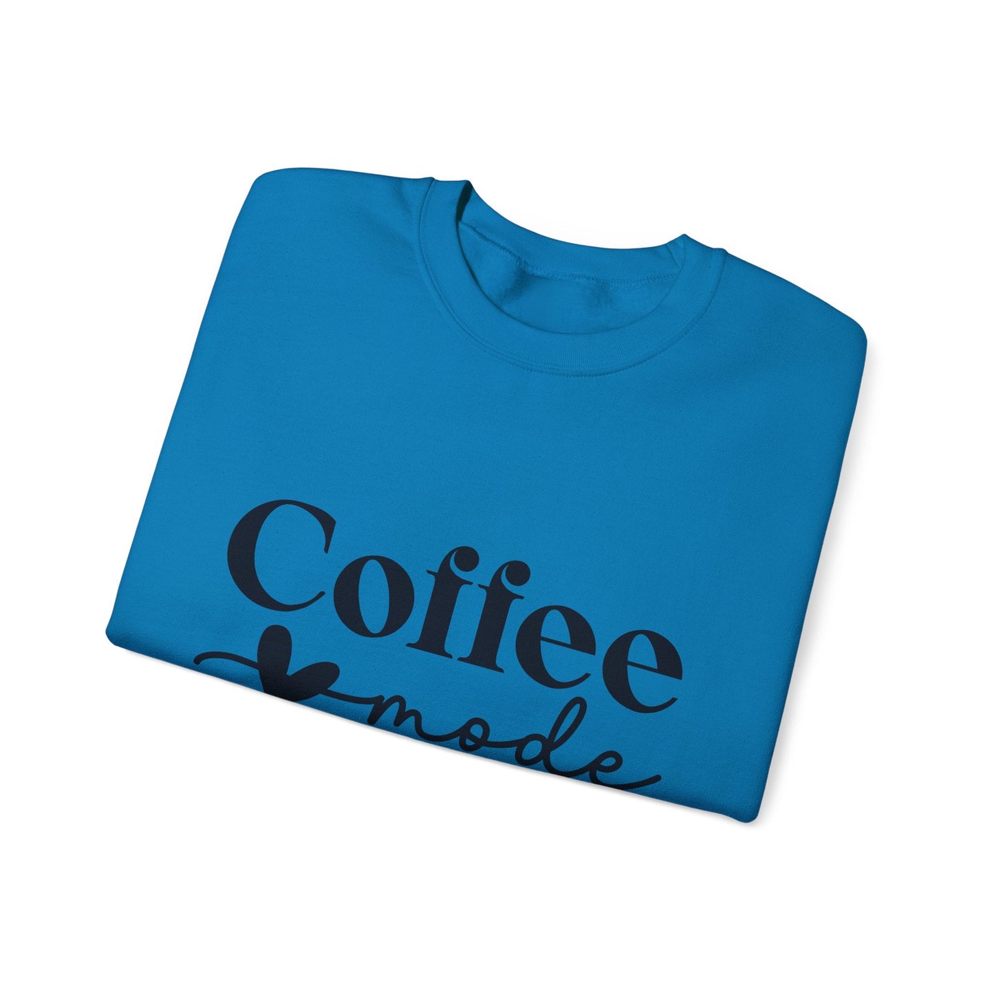 Ink and Charms Designs Sweatshirt Coffee Mode Heavy Blend Crewneck Sweatshirt