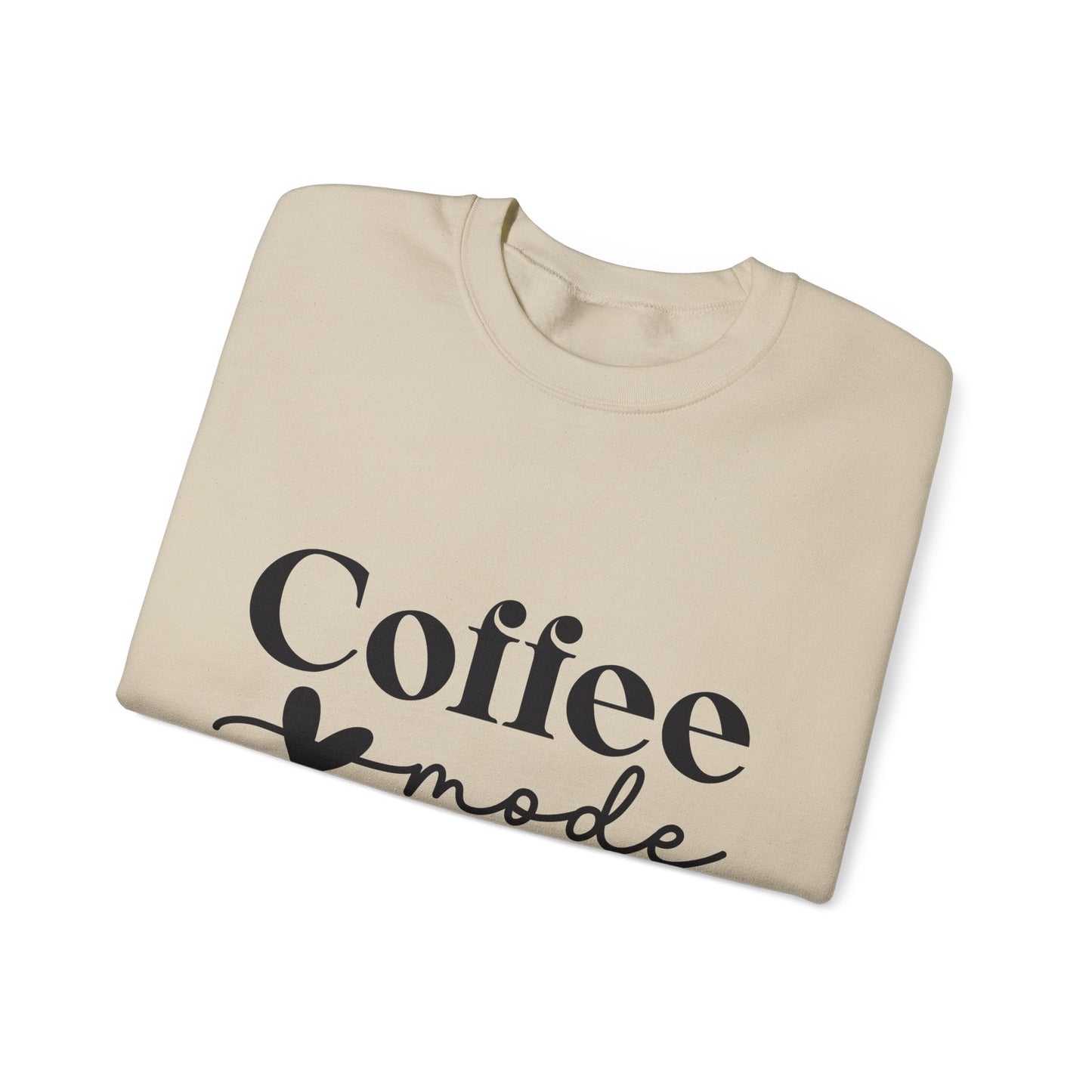 Ink and Charms Designs Sweatshirt Coffee Mode Heavy Blend Crewneck Sweatshirt
